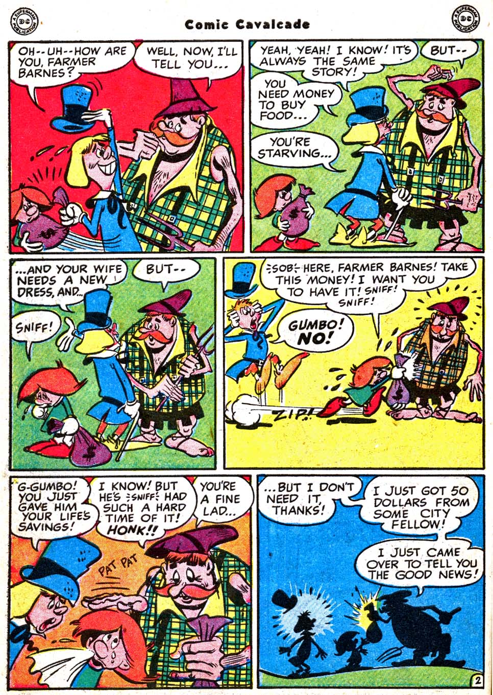 Read online Comic Cavalcade comic -  Issue #31 - 44