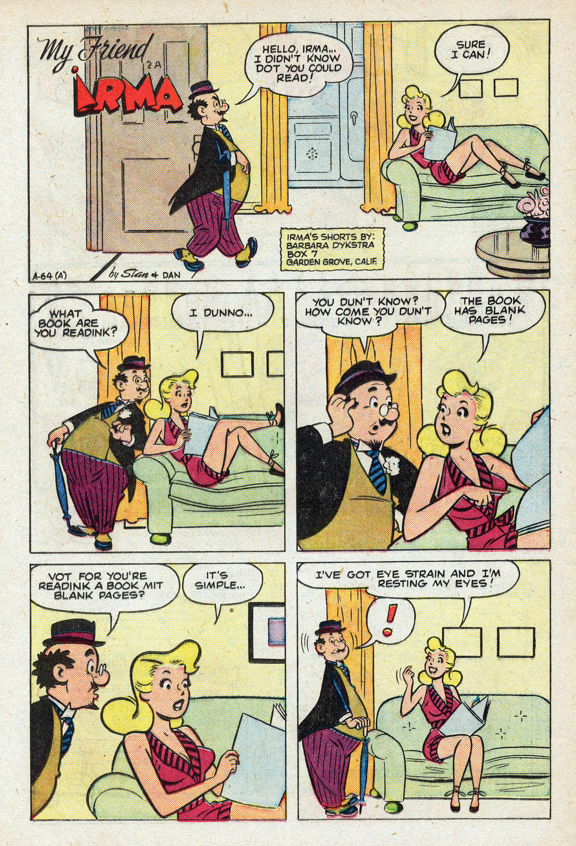 Read online My Friend Irma comic -  Issue #21 - 16