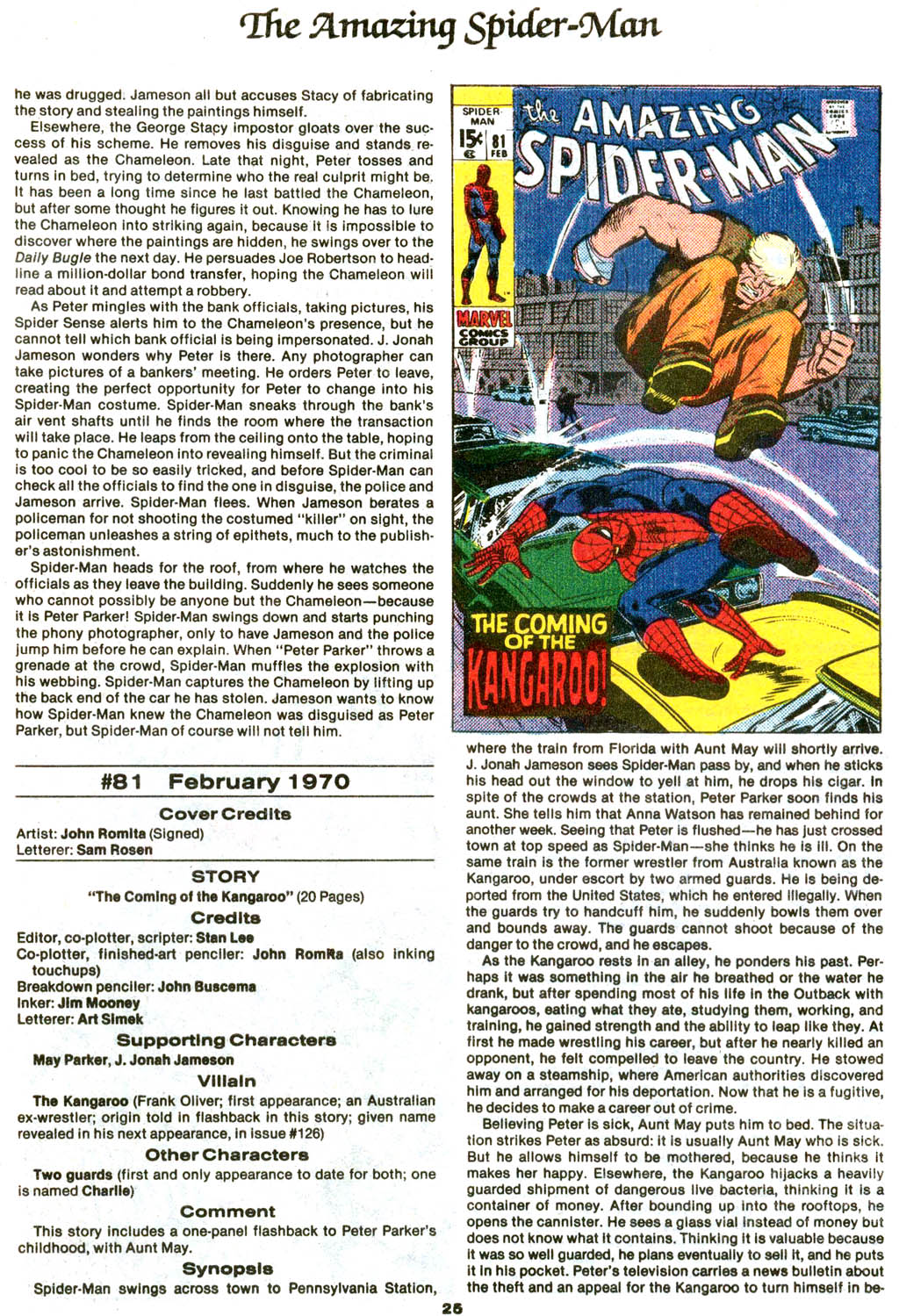 Read online The Official Marvel Index to The Amazing Spider-Man comic -  Issue #3 - 27