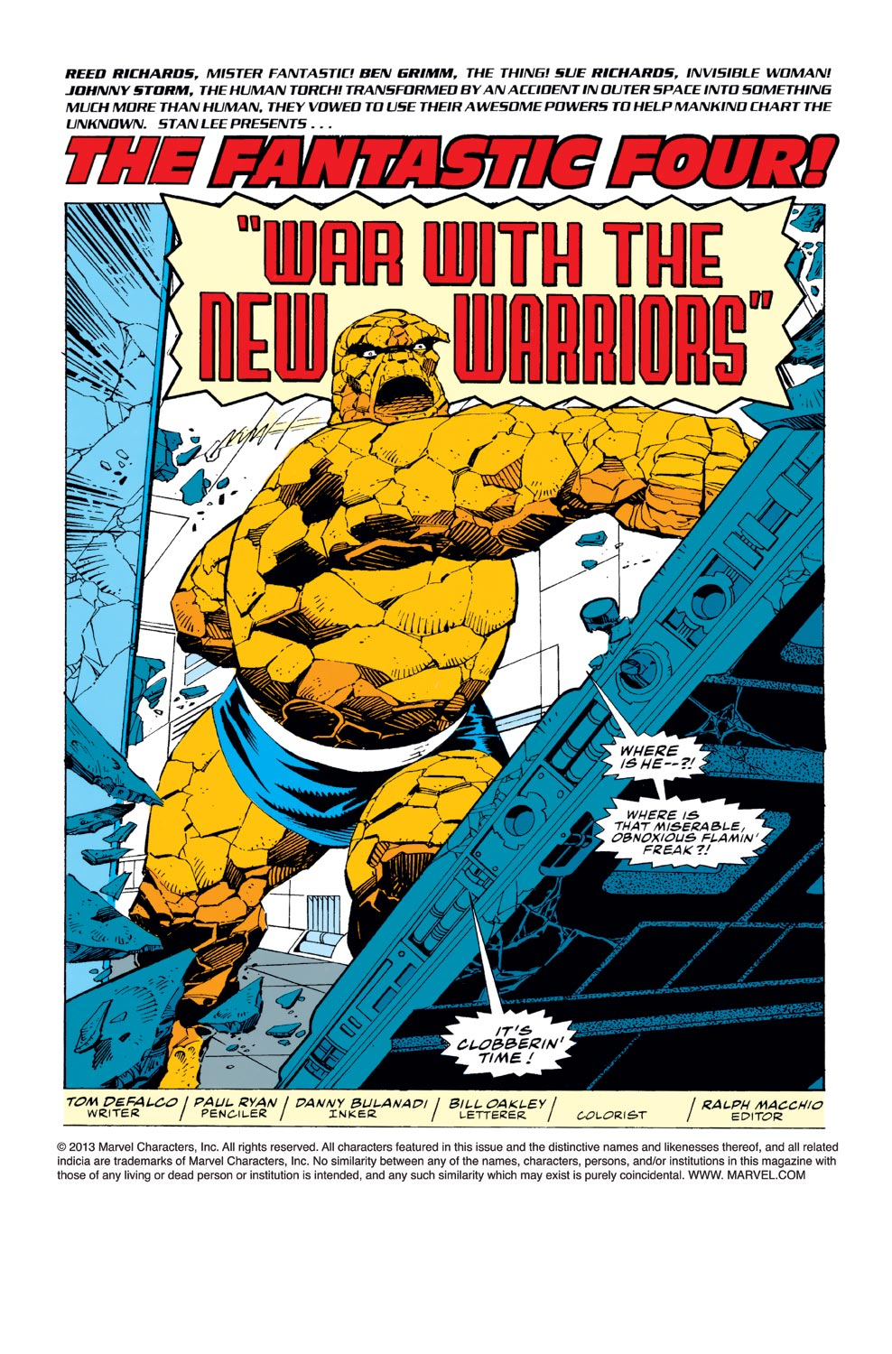 Read online Fantastic Four (1961) comic -  Issue #356 - 2