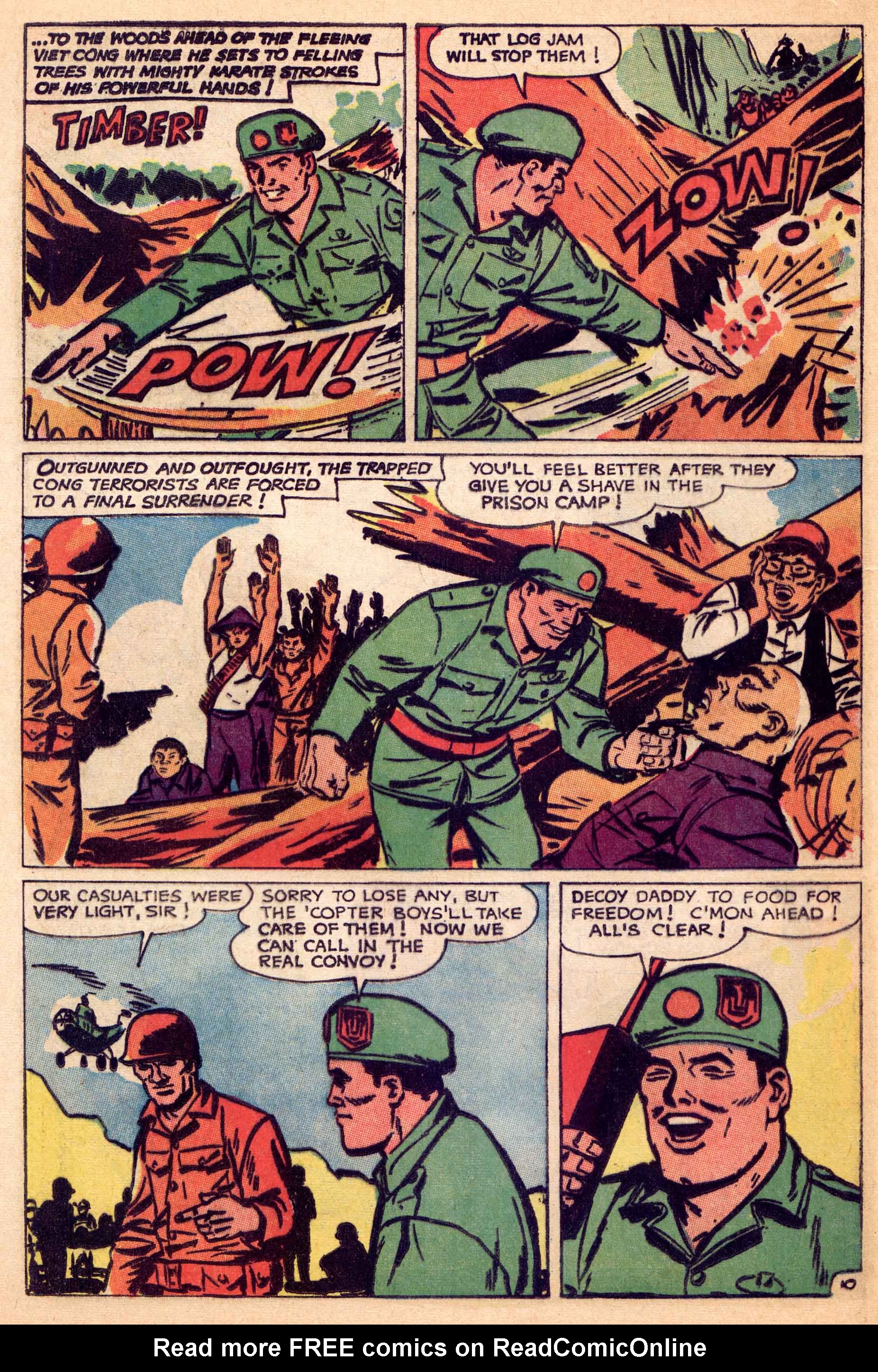 Read online Super Green Beret comic -  Issue #2 - 63