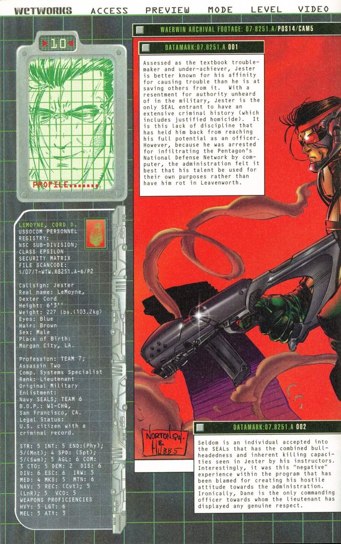 Read online Wetworks Sourcebook comic -  Issue # Full - 12