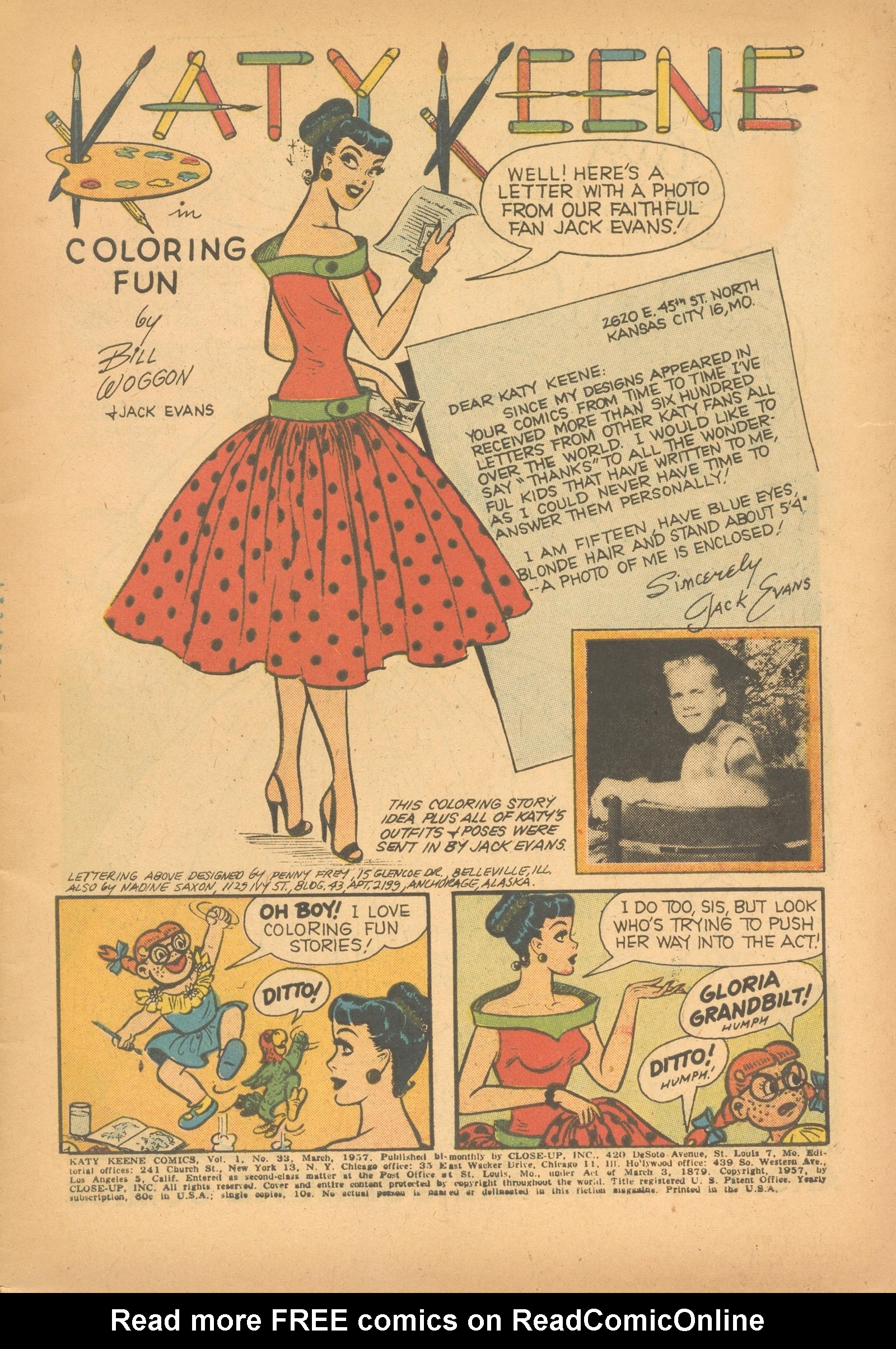 Read online Katy Keene (1949) comic -  Issue #33 - 3