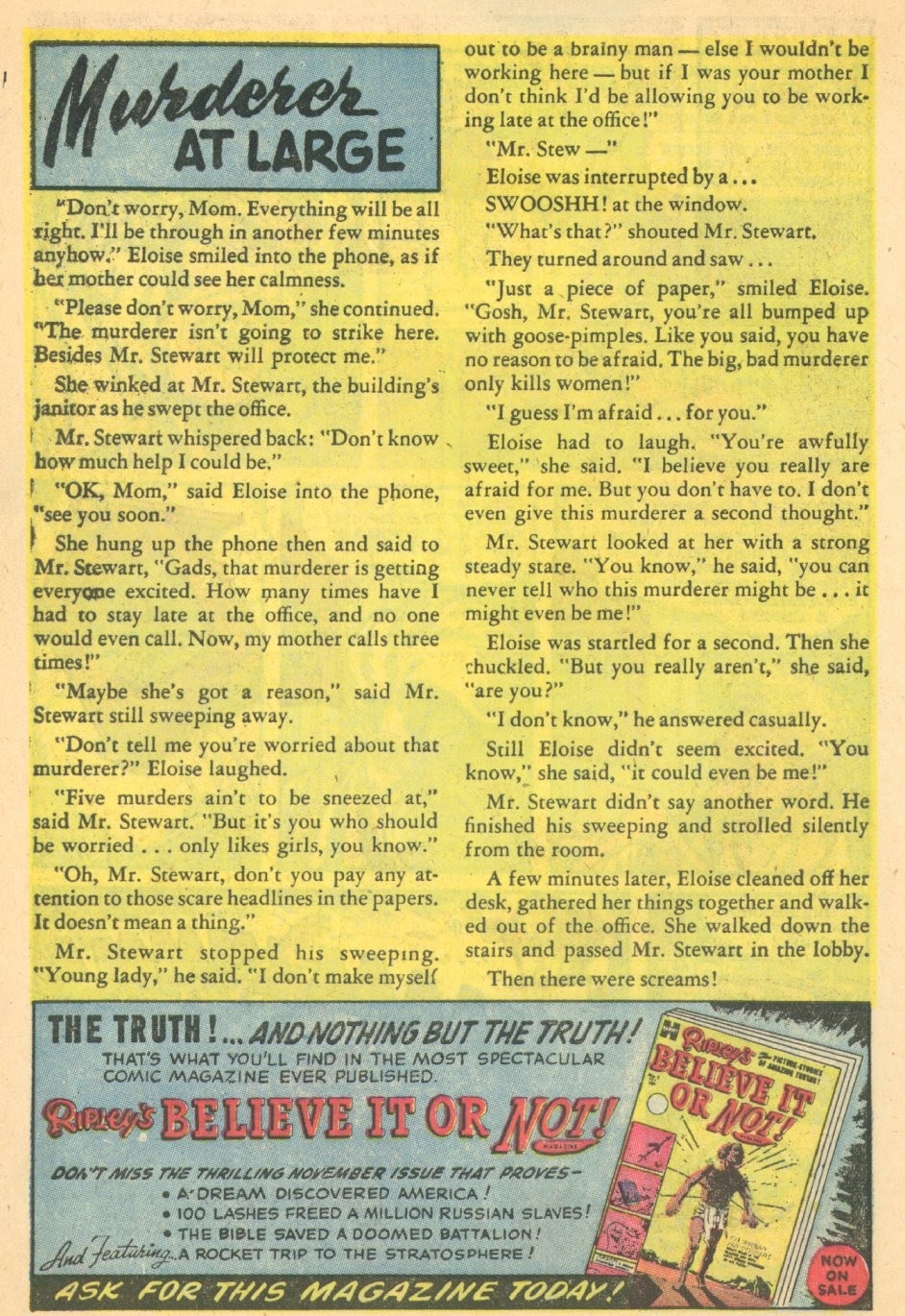 Read online Chamber of Chills (1951) comic -  Issue #20 - 10