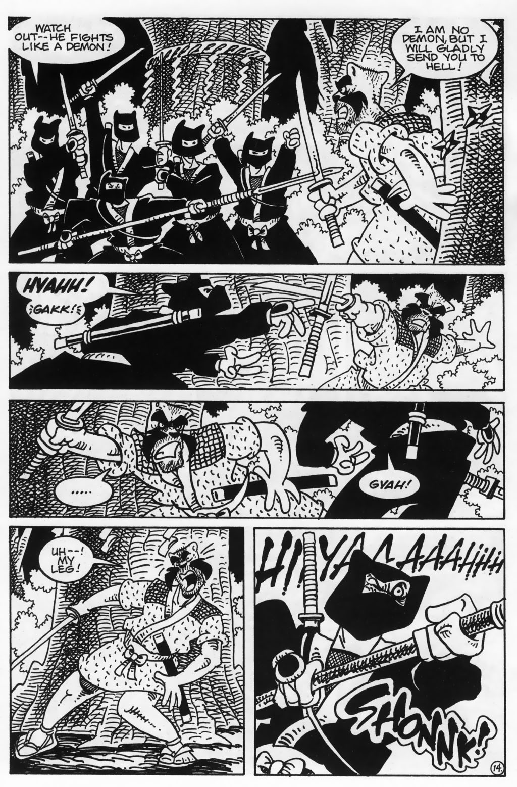 Read online Usagi Yojimbo (1996) comic -  Issue #45 - 16