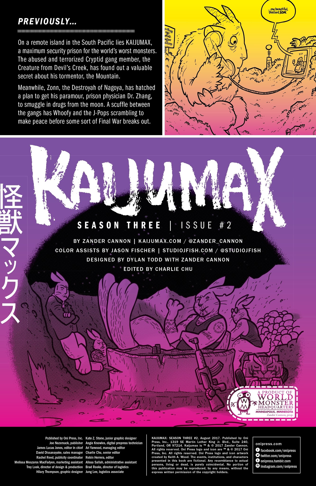 Read online Kaijumax: Season Three comic -  Issue #2 - 2