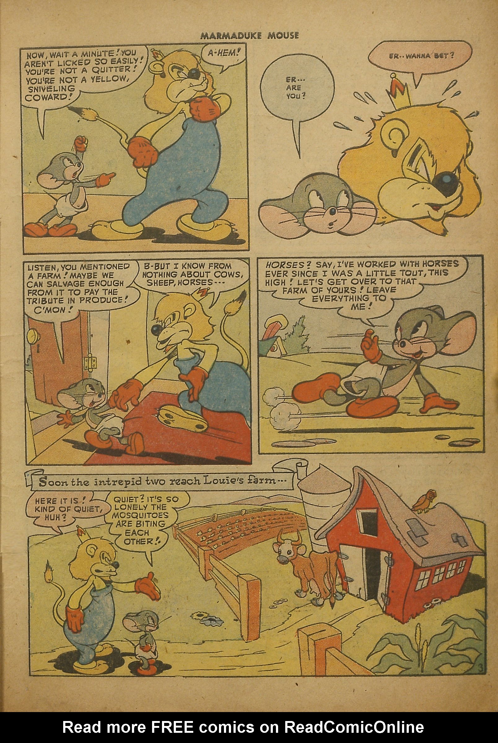 Read online Marmaduke Mouse comic -  Issue #8 - 5