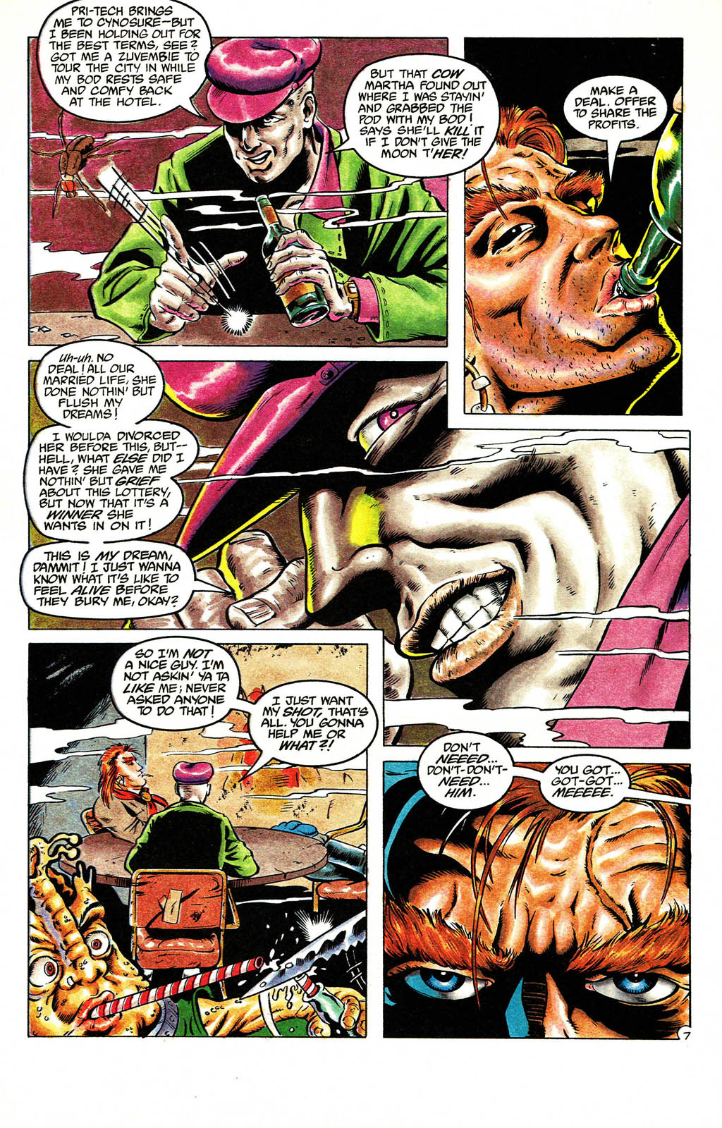 Read online Grimjack comic -  Issue #70 - 8