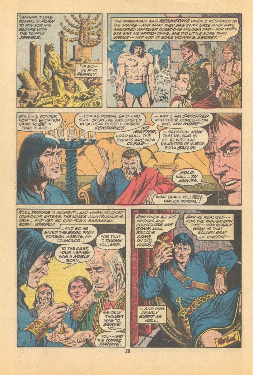 Read online Kull, the Conqueror (1971) comic -  Issue #9 - 21