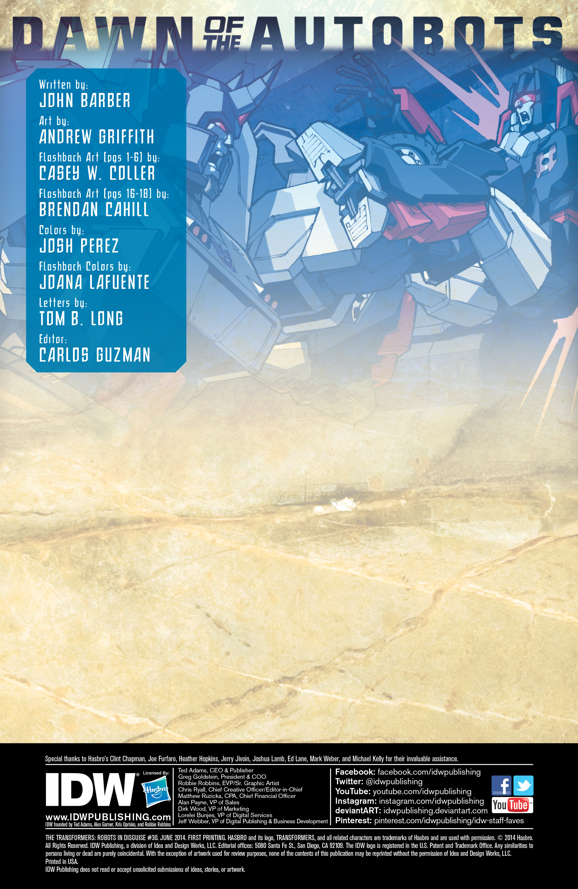 Read online Transformers: Robots In Disguise (2012) comic -  Issue #30 - 2