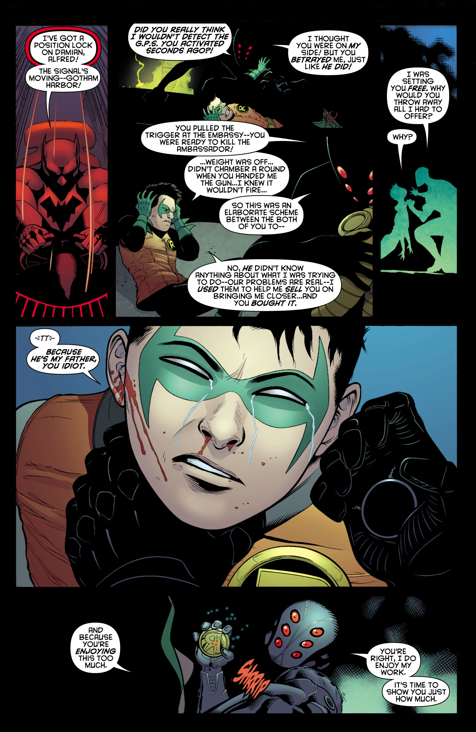 Read online Batman and Robin (2011) comic -  Issue # TPB 1 - 129