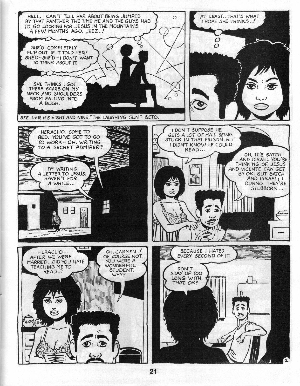 Read online Love and Rockets (1982) comic -  Issue #12 - 23