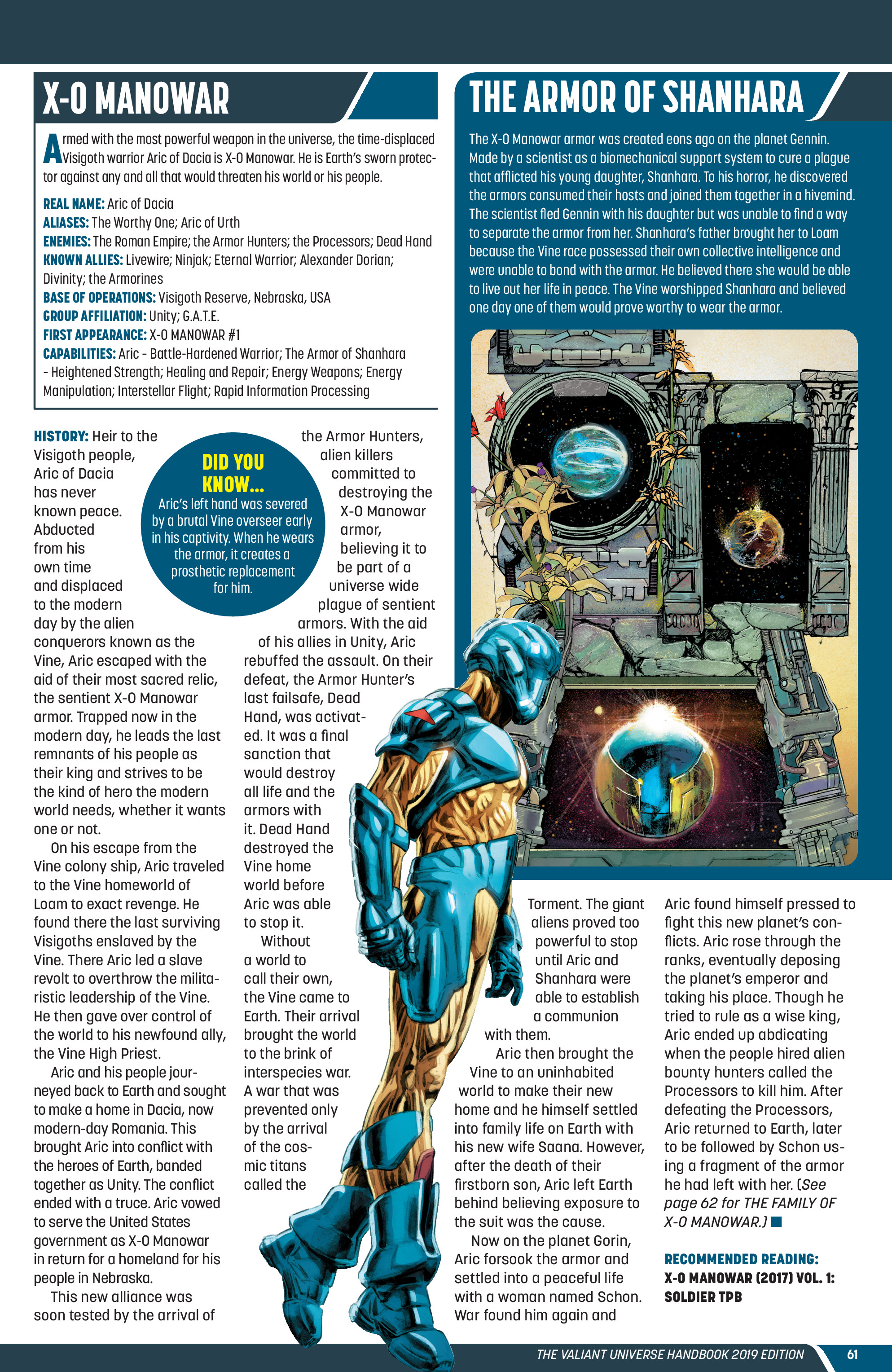 Read online Valiant Universe Handbook 2019 Edition comic -  Issue # Full - 62