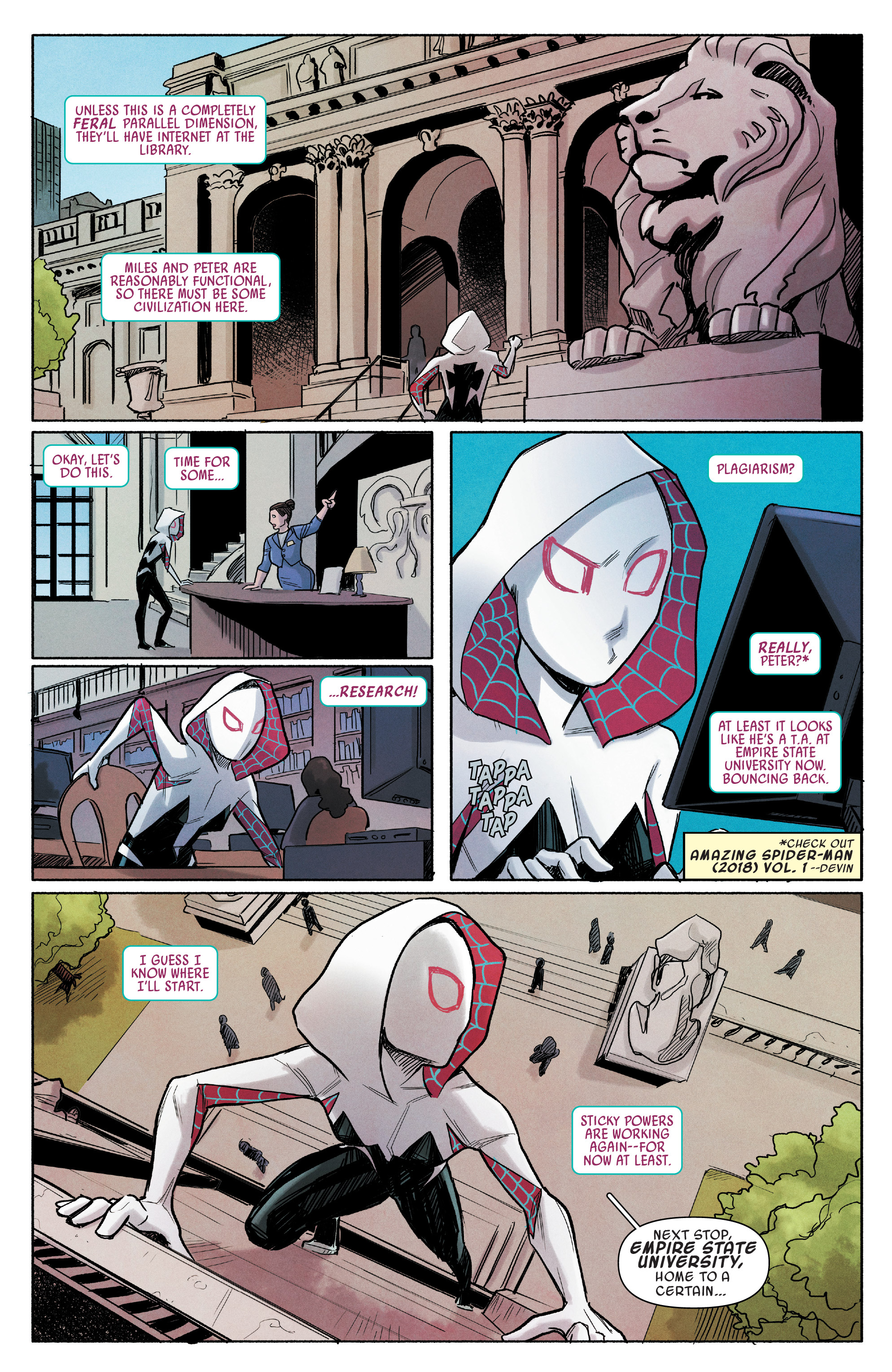 Read online Spider-Gwen: Ghost-Spider comic -  Issue #10 - 8