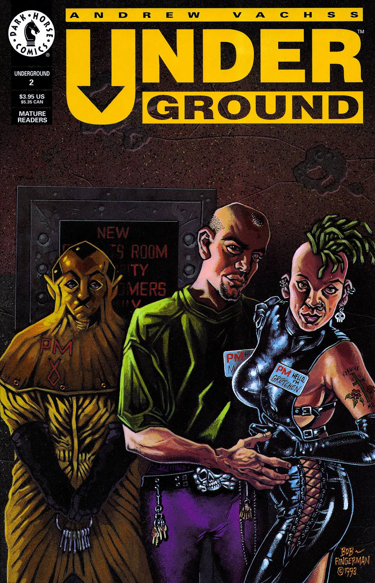Read online Andrew Vachss' Underground comic -  Issue #2 - 1