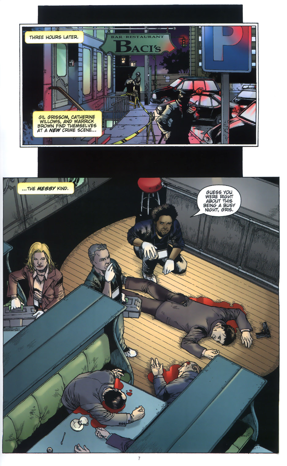 Read online CSI: Crime Scene Investigation: Thicker Than Blood comic -  Issue # Full - 9