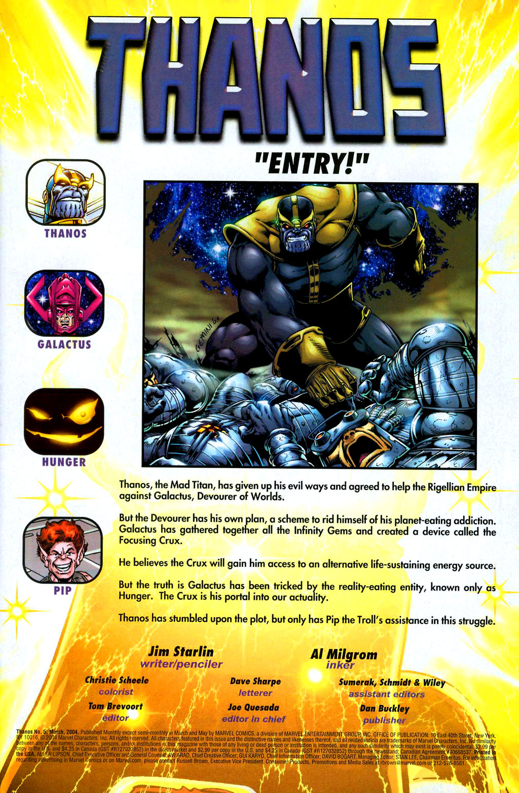 Read online Thanos (2003) comic -  Issue #5 - 2