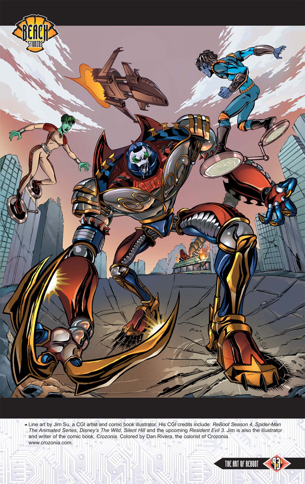 Read online The Art of Reboot comic -  Issue # TPB - 92