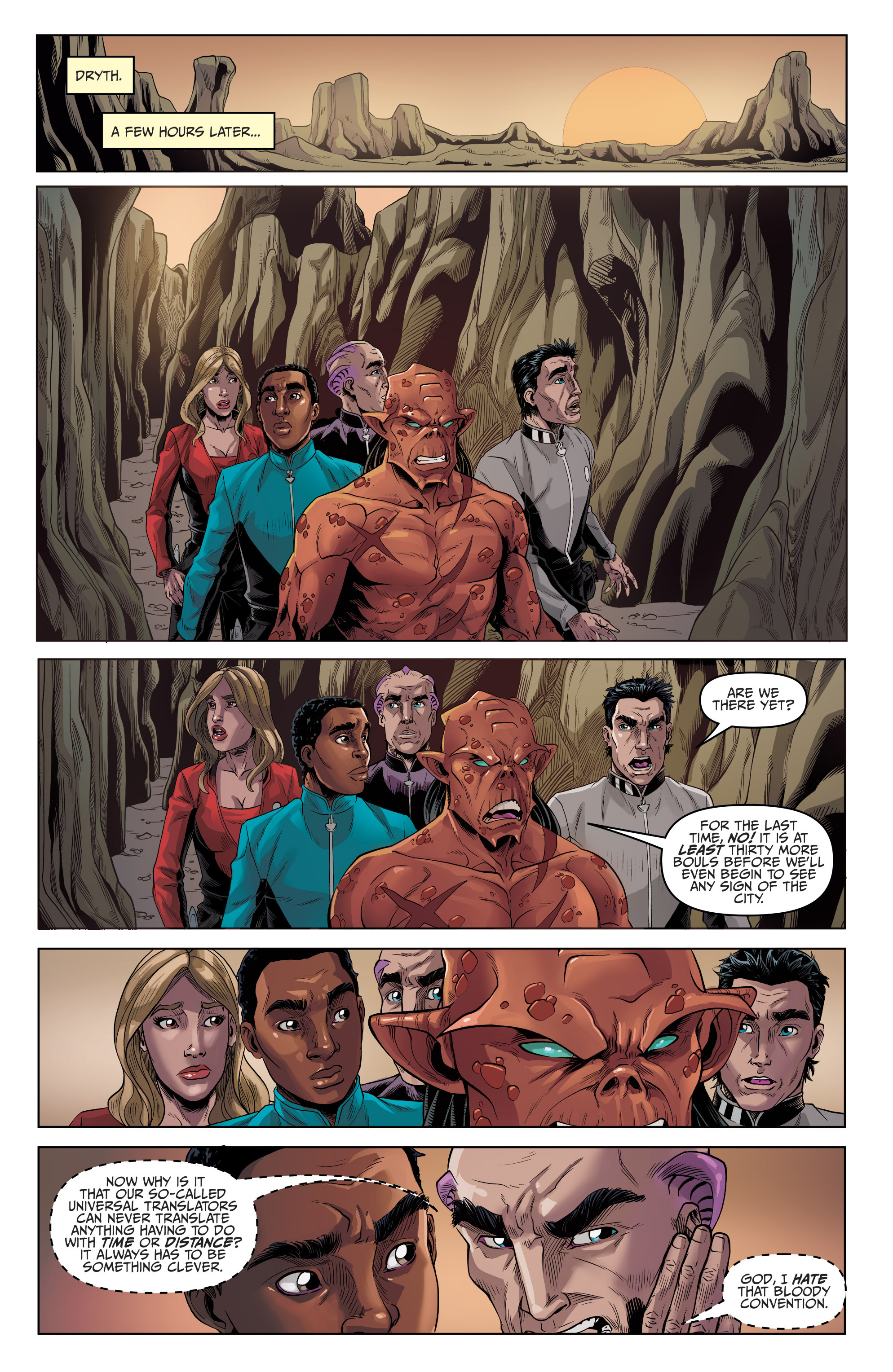 Read online Galaxy Quest: The Journey Continues comic -  Issue #3 - 14