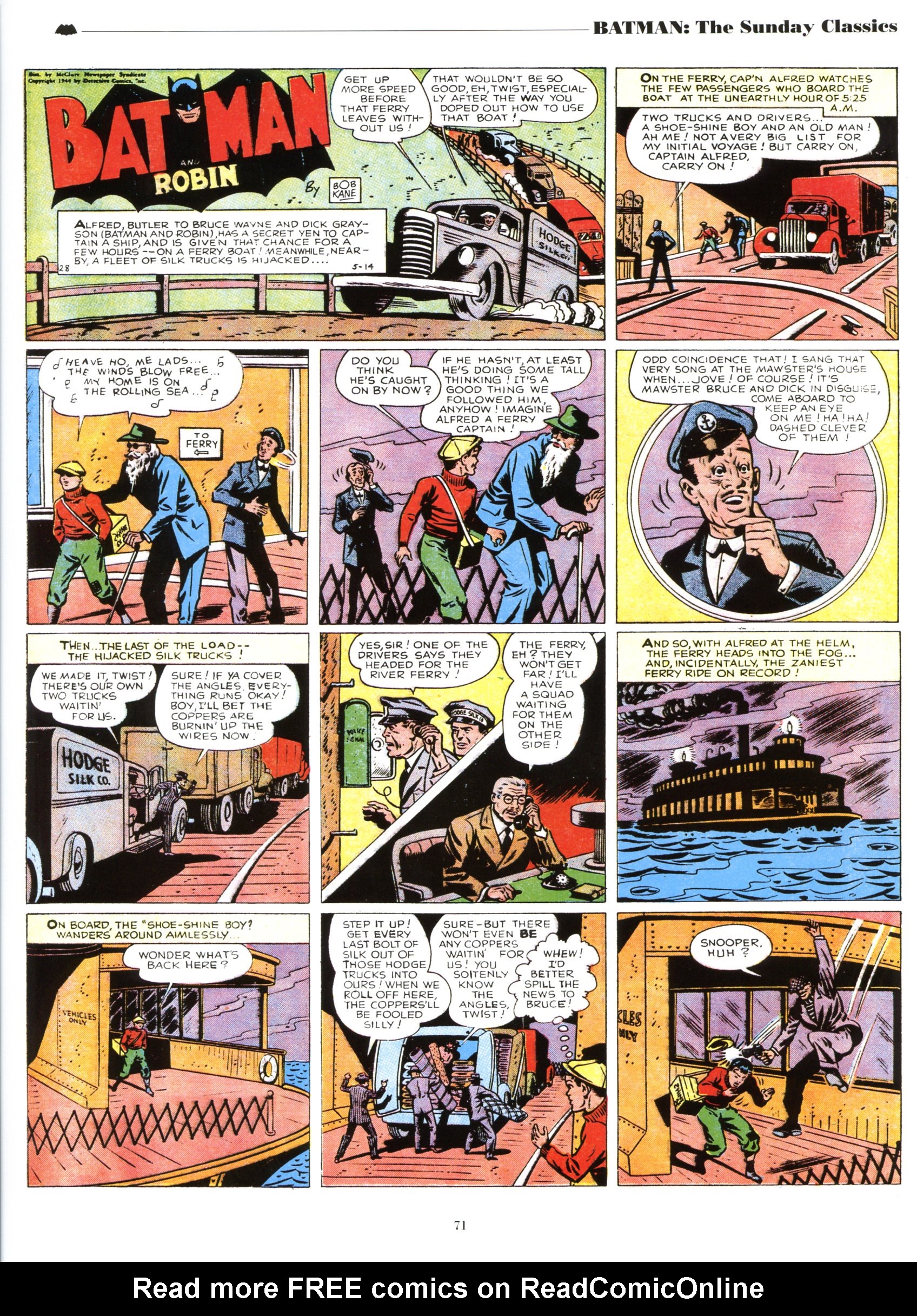 Read online Batman: The Sunday Classics comic -  Issue # TPB - 77