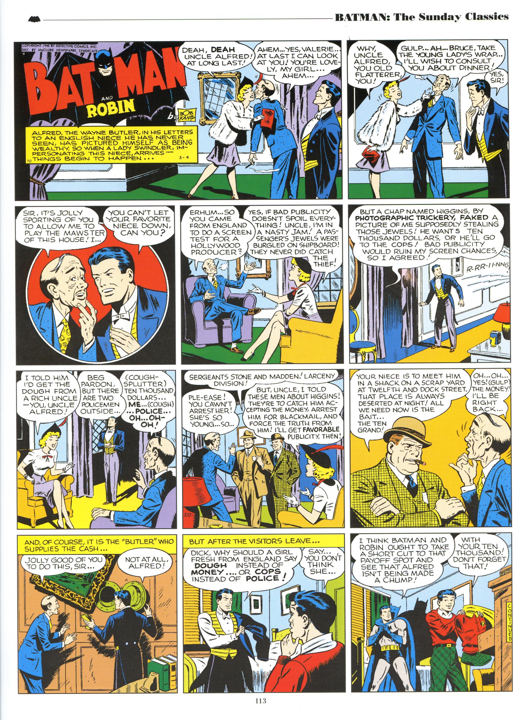Read online Batman: The Sunday Classics comic -  Issue # TPB - 119