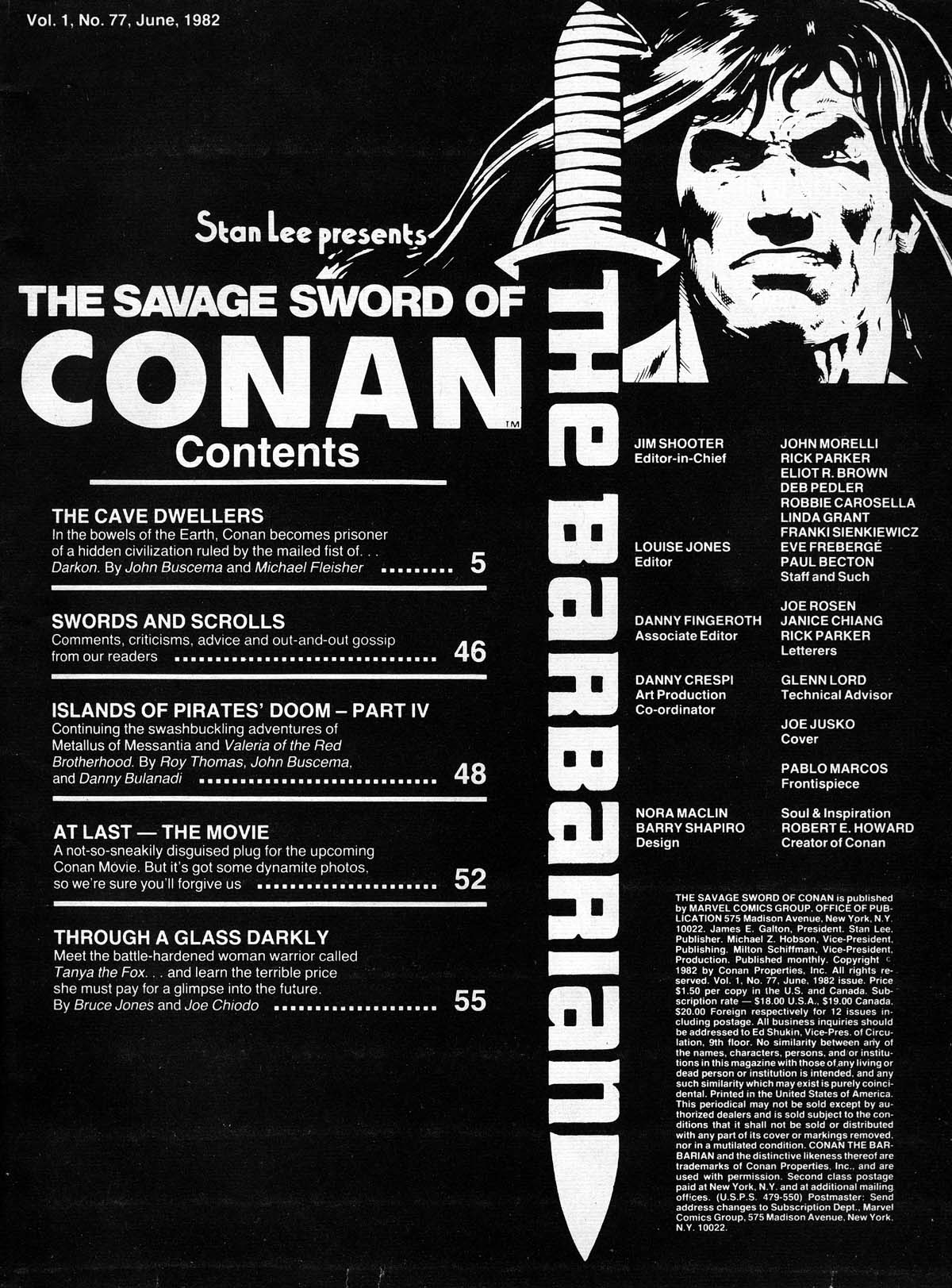 Read online The Savage Sword Of Conan comic -  Issue #77 - 3