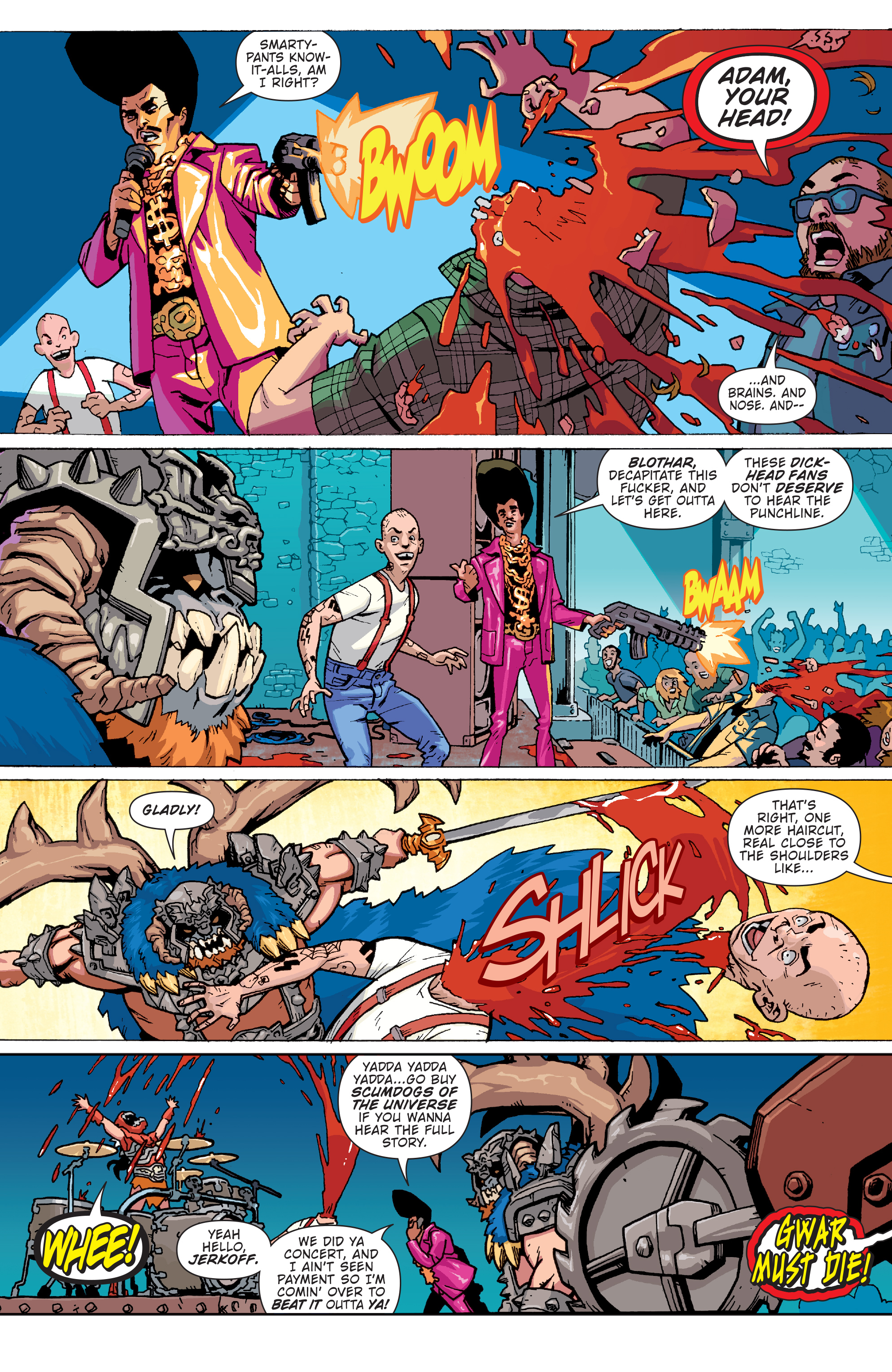 Read online Gwar: Orgasmageddon comic -  Issue #1 - 4