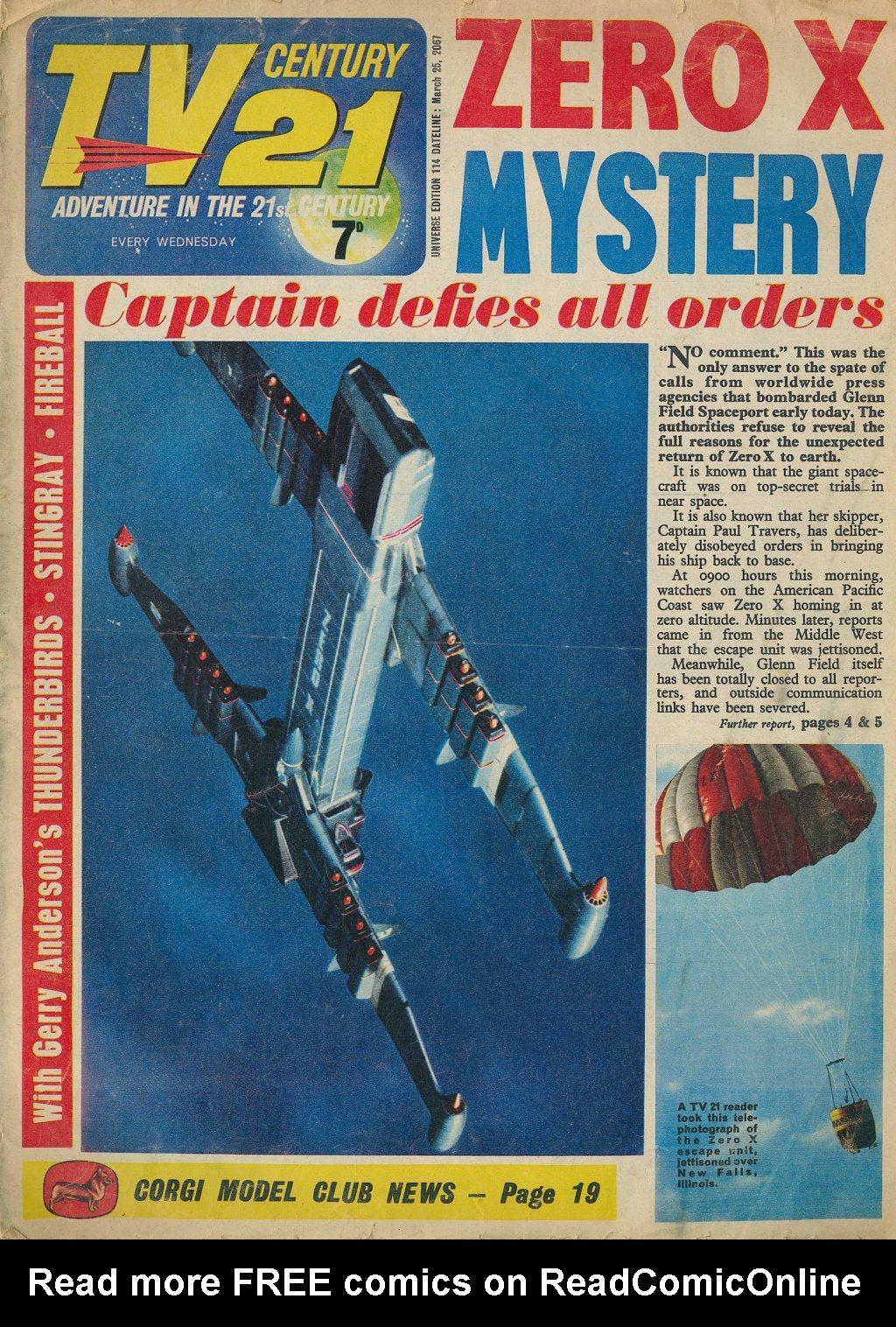 Read online TV Century 21 (TV 21) comic -  Issue #114 - 1
