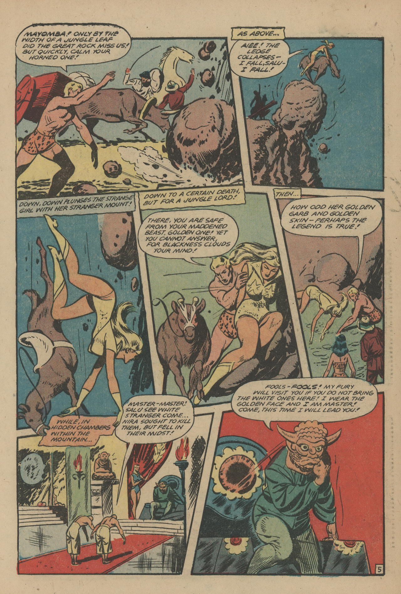 Read online Jungle Comics comic -  Issue #109 - 7