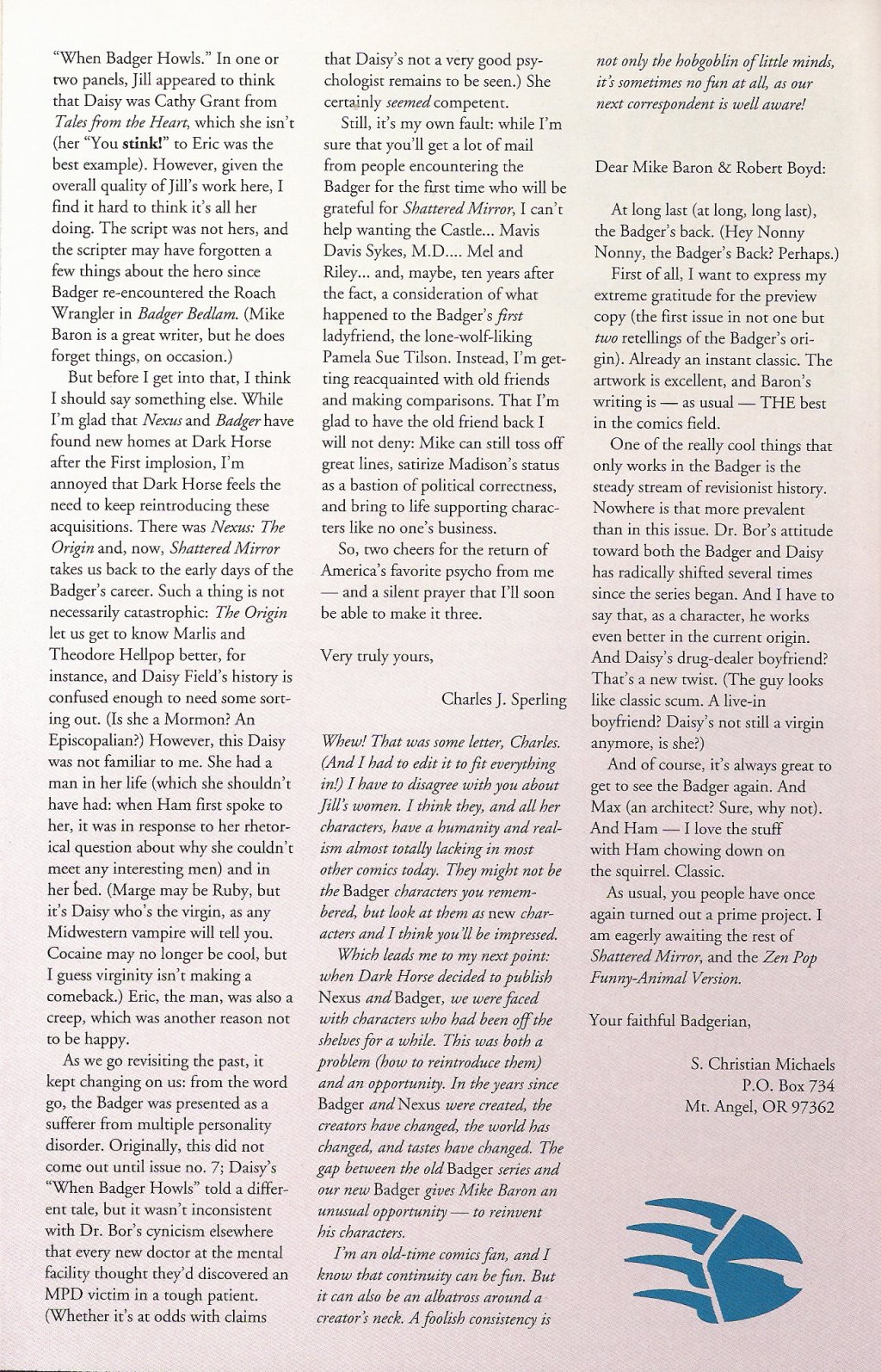 Read online Badger: Shattered Mirror comic -  Issue #1 - 28