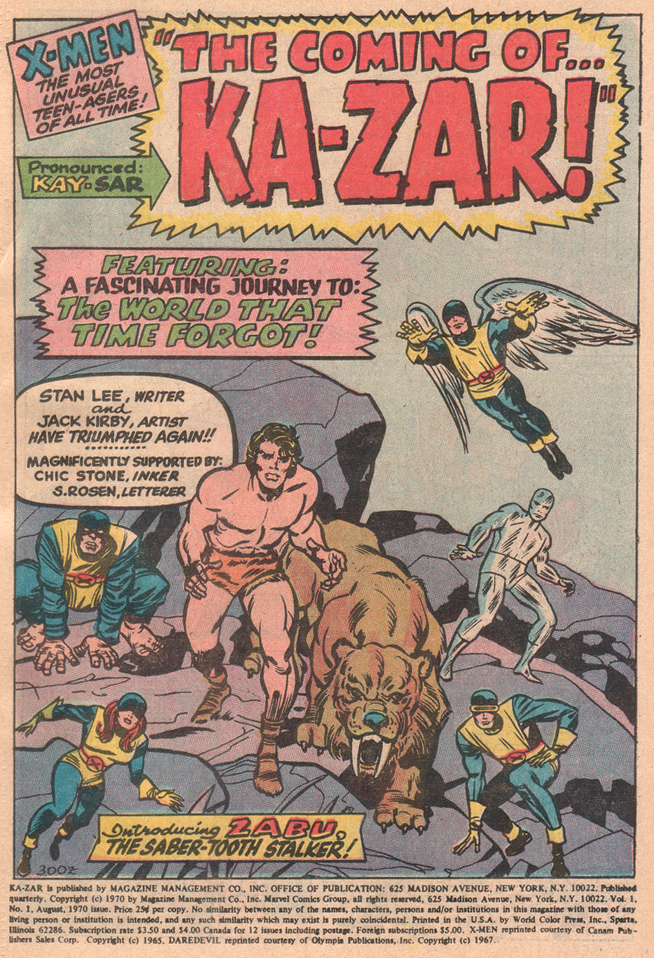 Read online Ka-Zar (1970) comic -  Issue #1 - 3