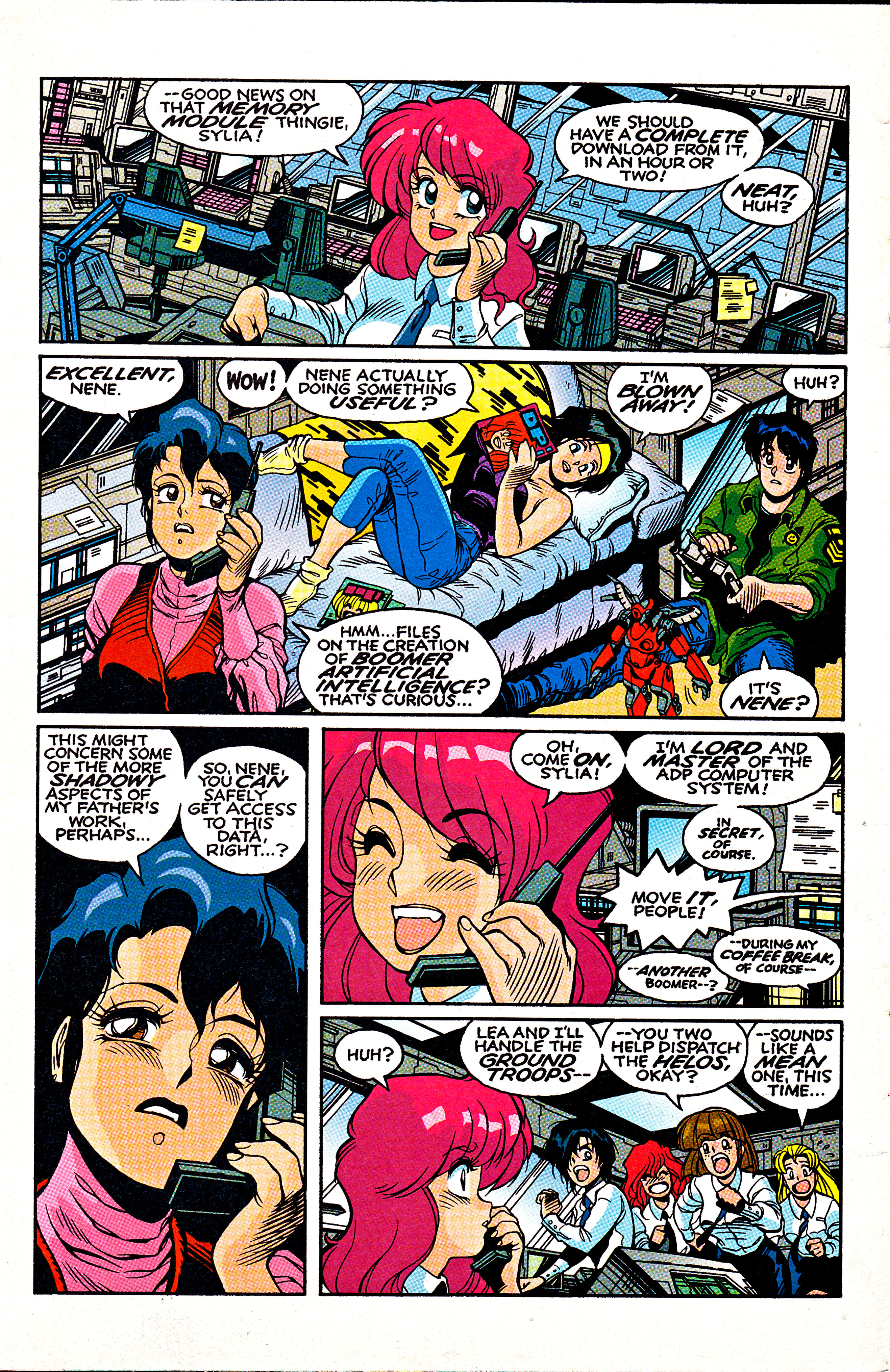 Read online Bubblegum Crisis: Grand Mal comic -  Issue #3 - 9