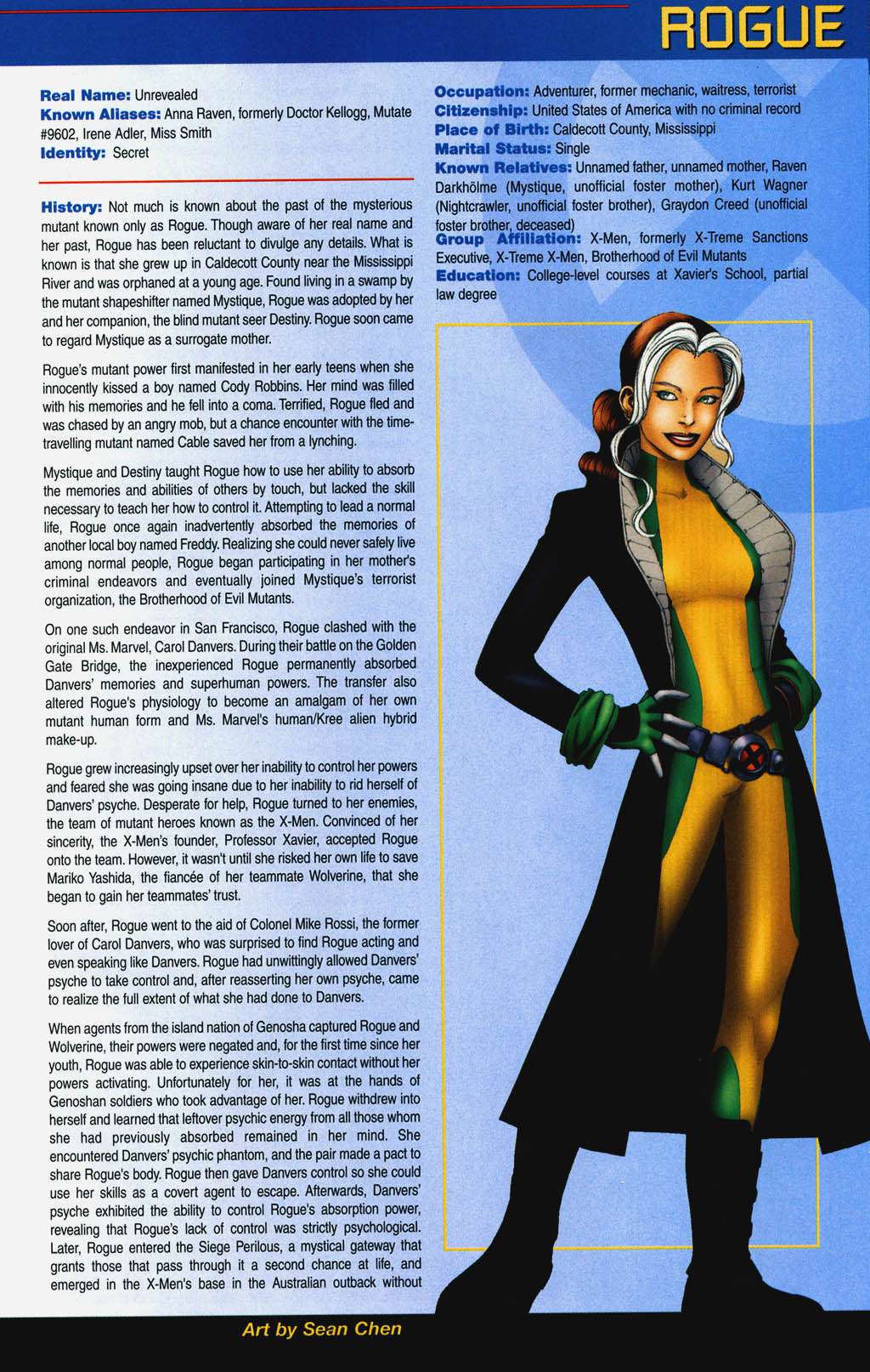 Read online Official Handbook of the Marvel Universe: X-Men 2004 comic -  Issue # Full - 30