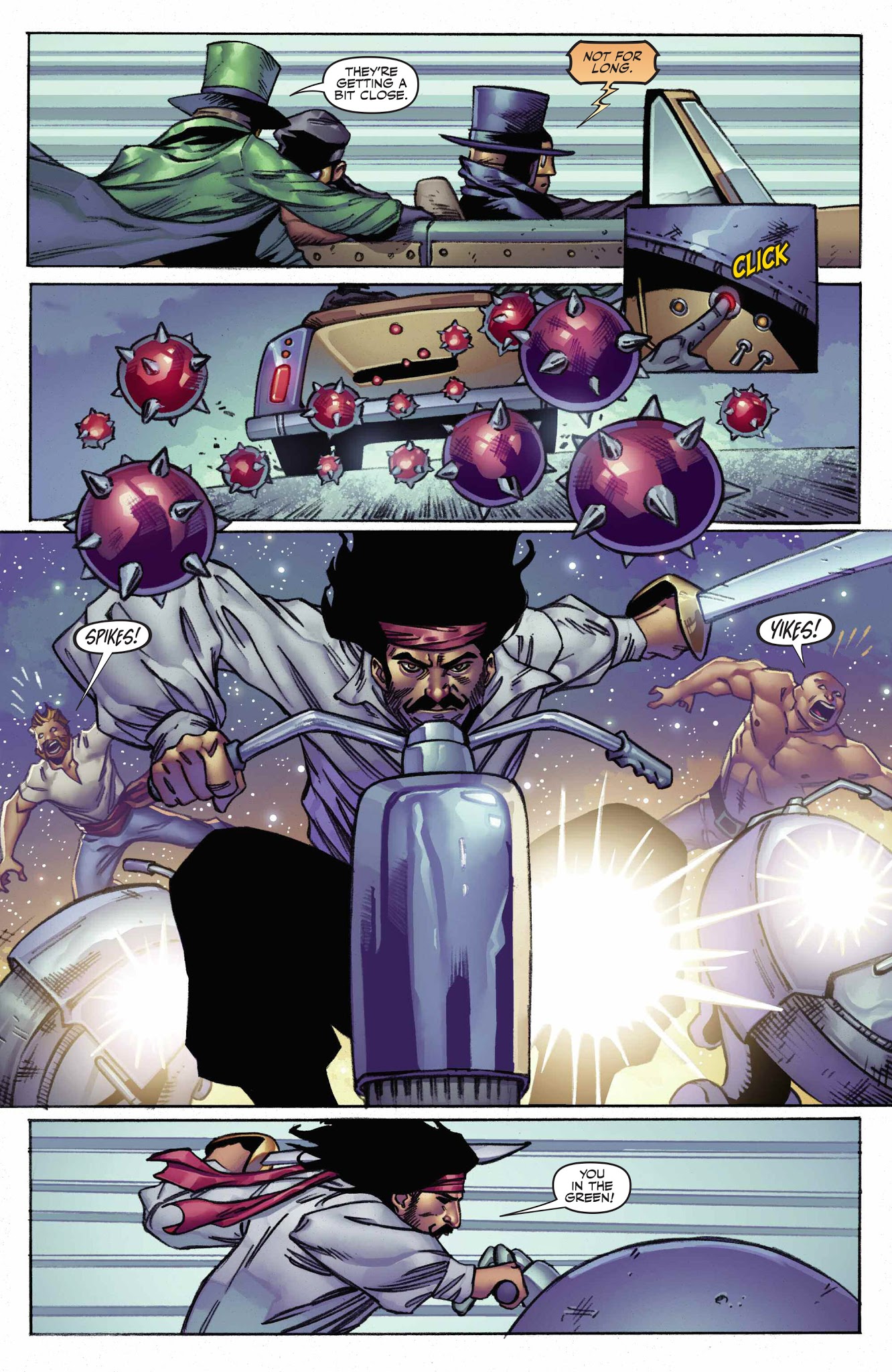 Read online Legenderry: Green Hornet comic -  Issue #4 - 8