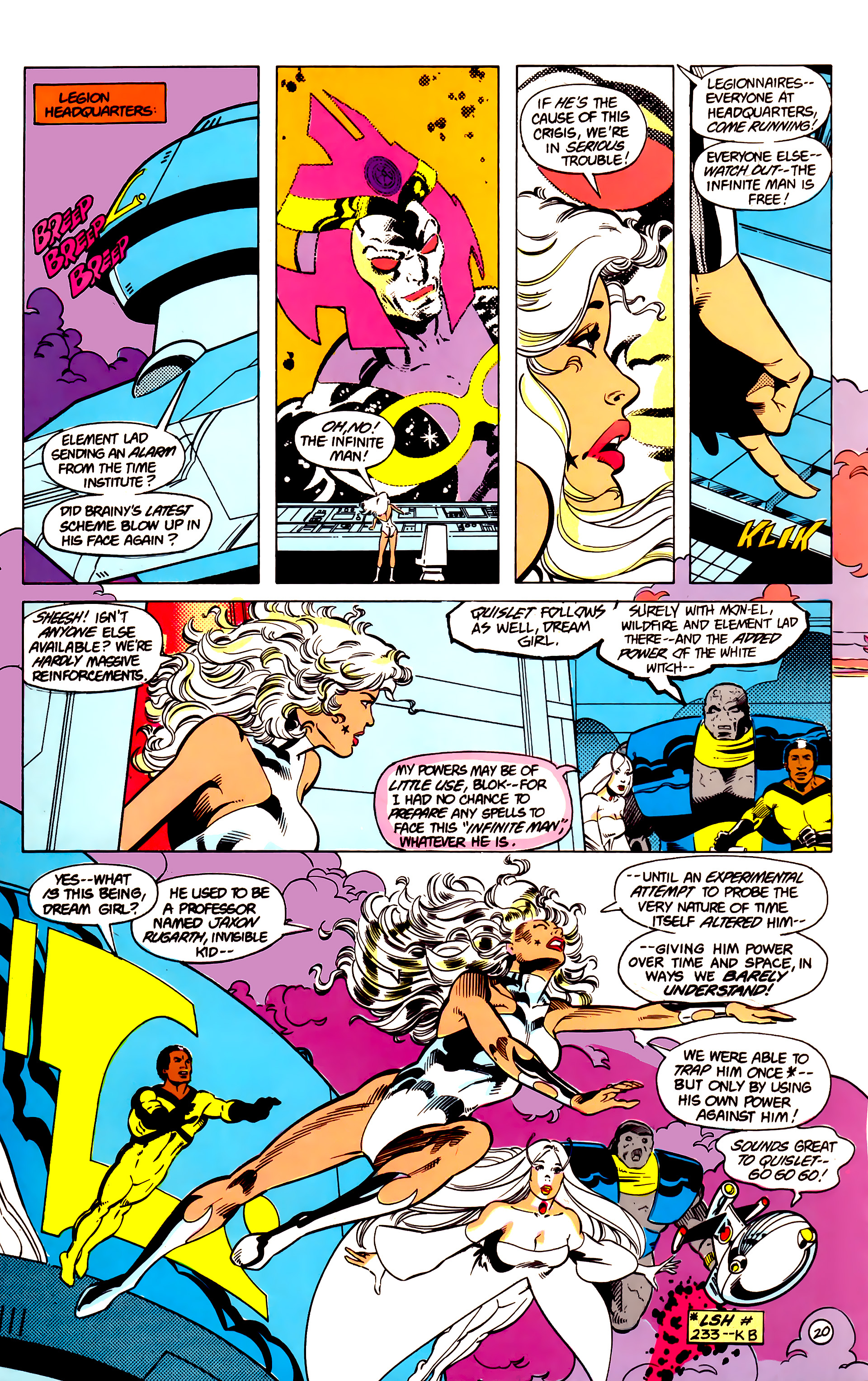 Legion of Super-Heroes (1984) 18 Page 20
