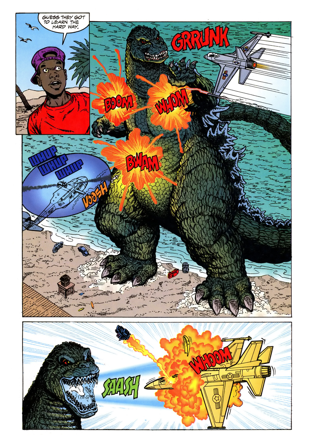 Read online Godzilla vs. Barkley comic -  Issue # Full - 11