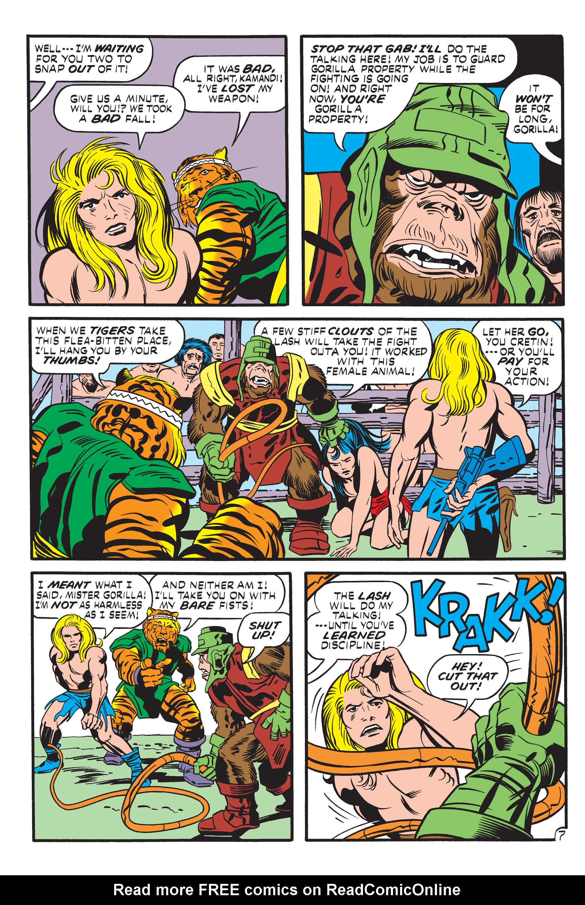 Read online Kamandi, The Last Boy On Earth comic -  Issue #5 - 7
