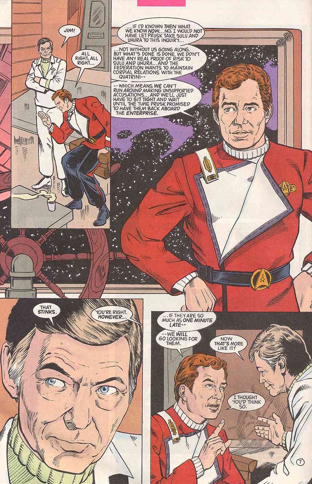 Read online Star Trek (1989) comic -  Issue #31 - 7