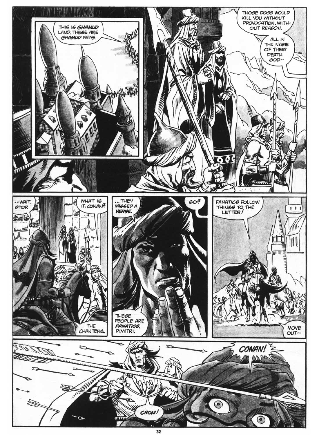 Read online The Savage Sword Of Conan comic -  Issue #160 - 34