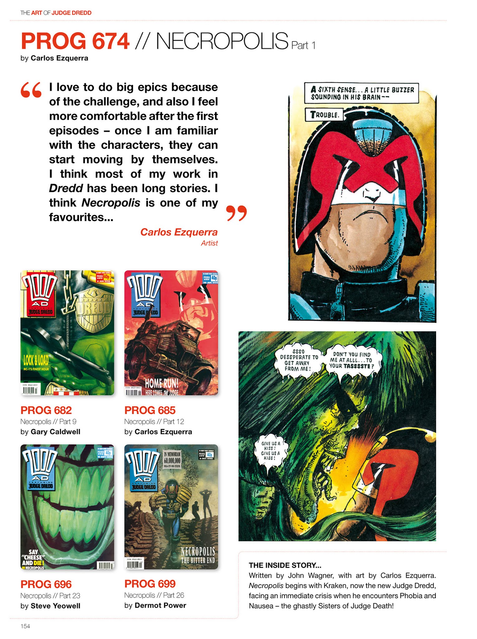 Read online The Art of Judge Dredd: Featuring 35 Years of Zarjaz Covers comic -  Issue # TPB (Part 2) - 63