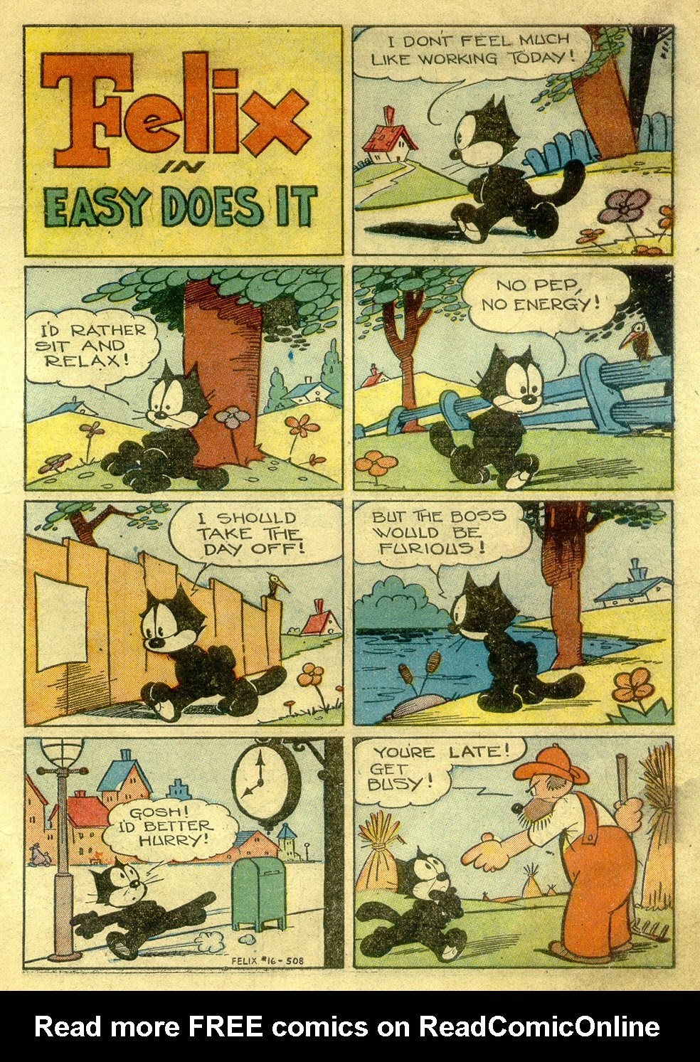 Read online Felix the Cat (1948) comic -  Issue #16 - 4