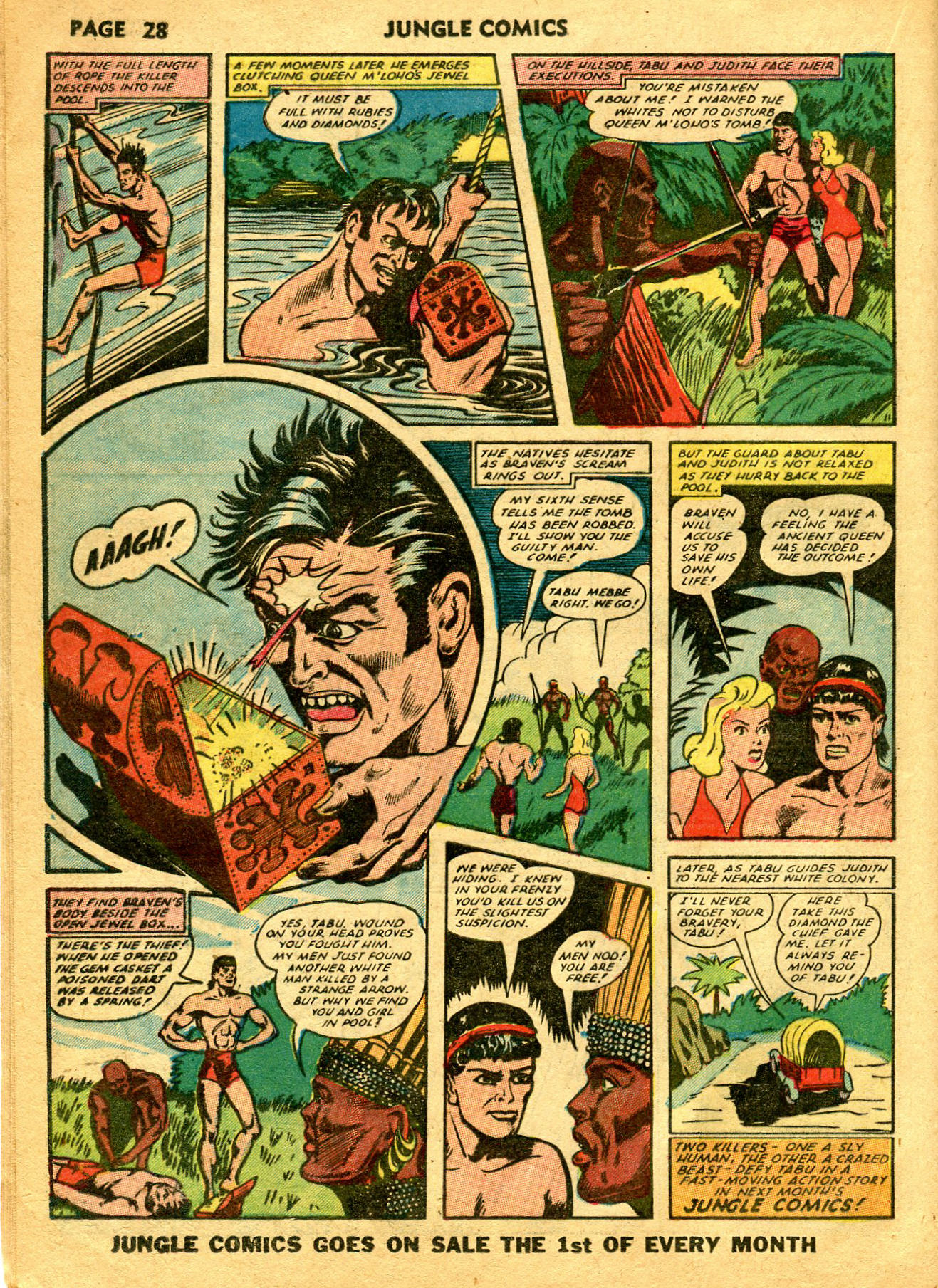 Read online Jungle Comics comic -  Issue #33 - 30