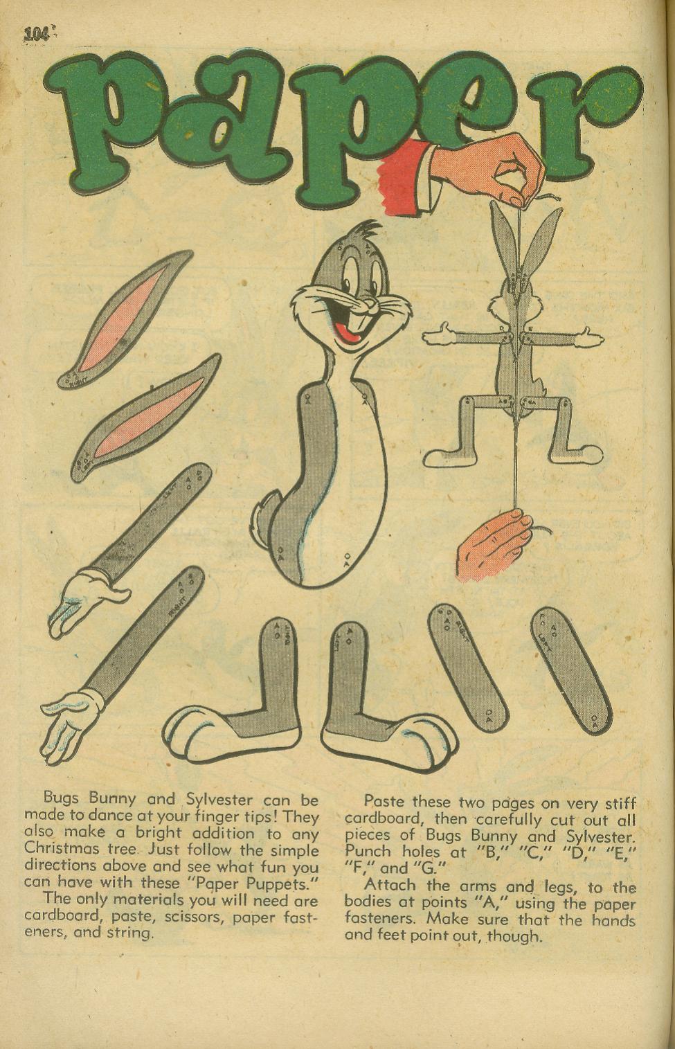 Read online Bugs Bunny's Christmas Funnies comic -  Issue # TPB 1 - 106