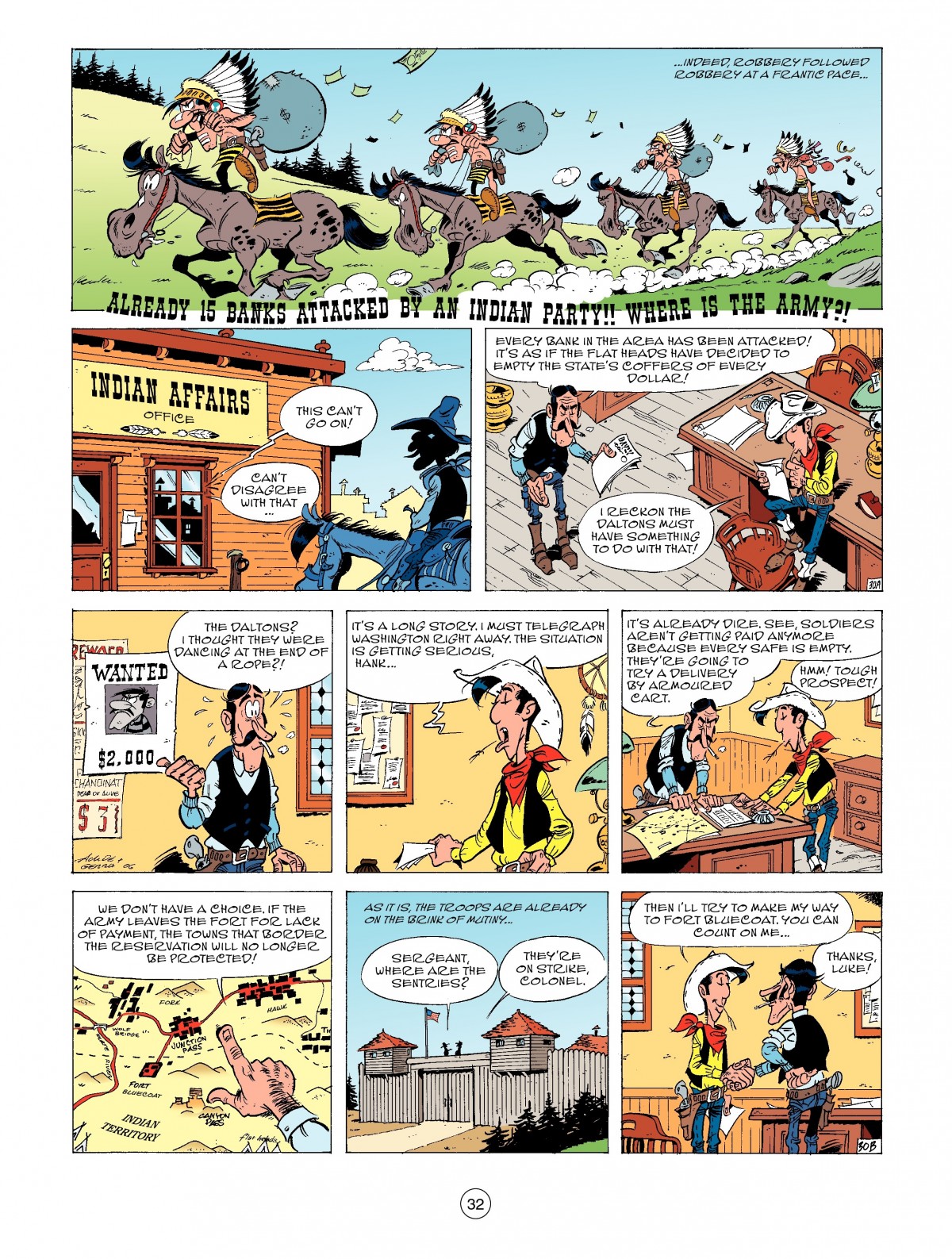 A Lucky Luke Adventure Issue #45 #45 - English 32