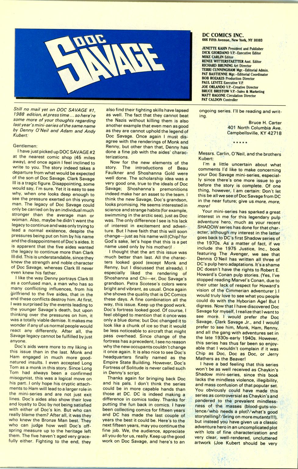 Read online Doc Savage (1988) comic -  Issue #2 - 30