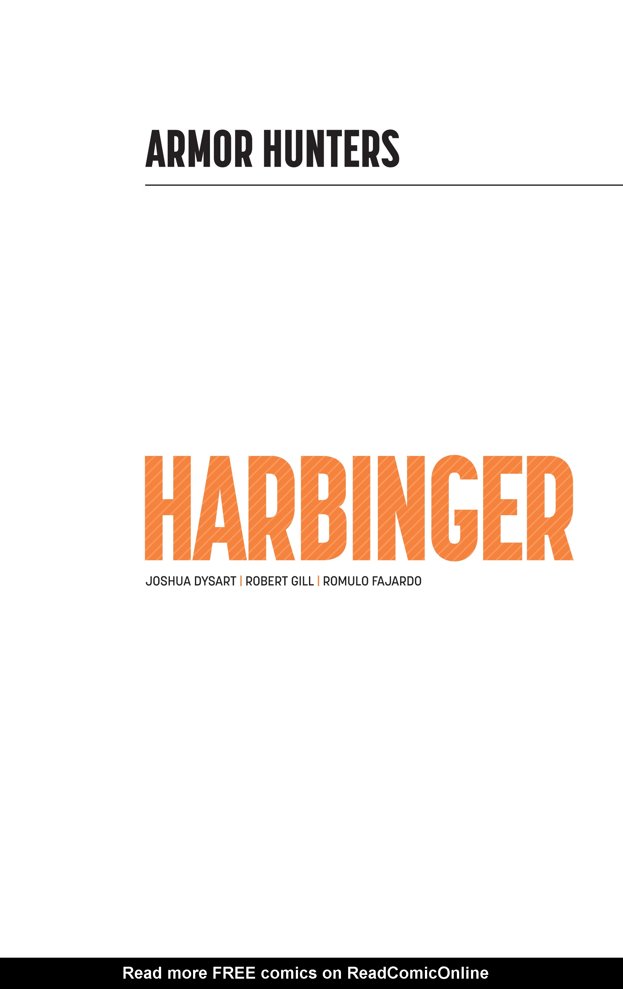 Read online Armor Hunters: Harbinger comic -  Issue # TPB - 2