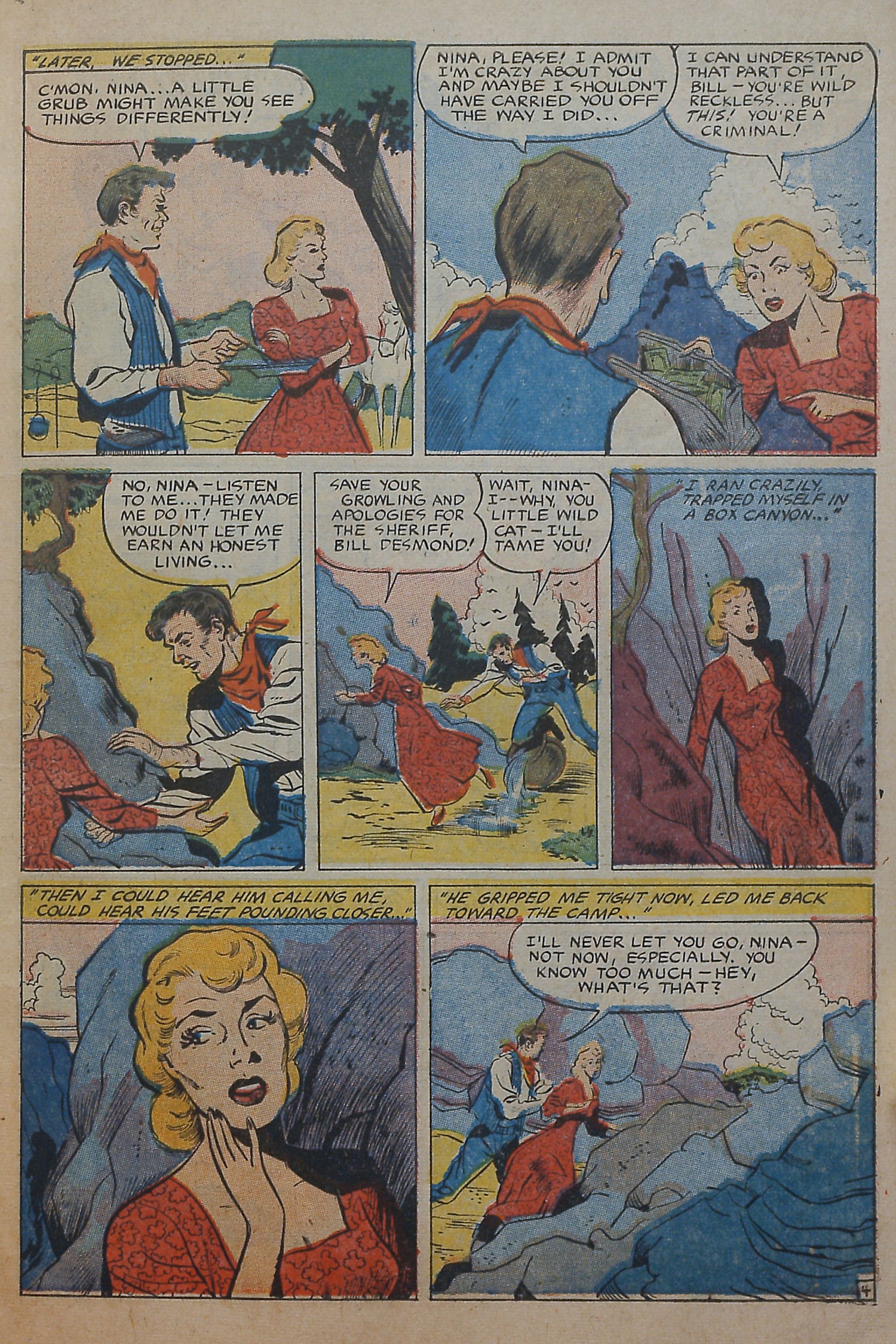 Read online Cowgirl Romances (1950) comic -  Issue #10 - 7