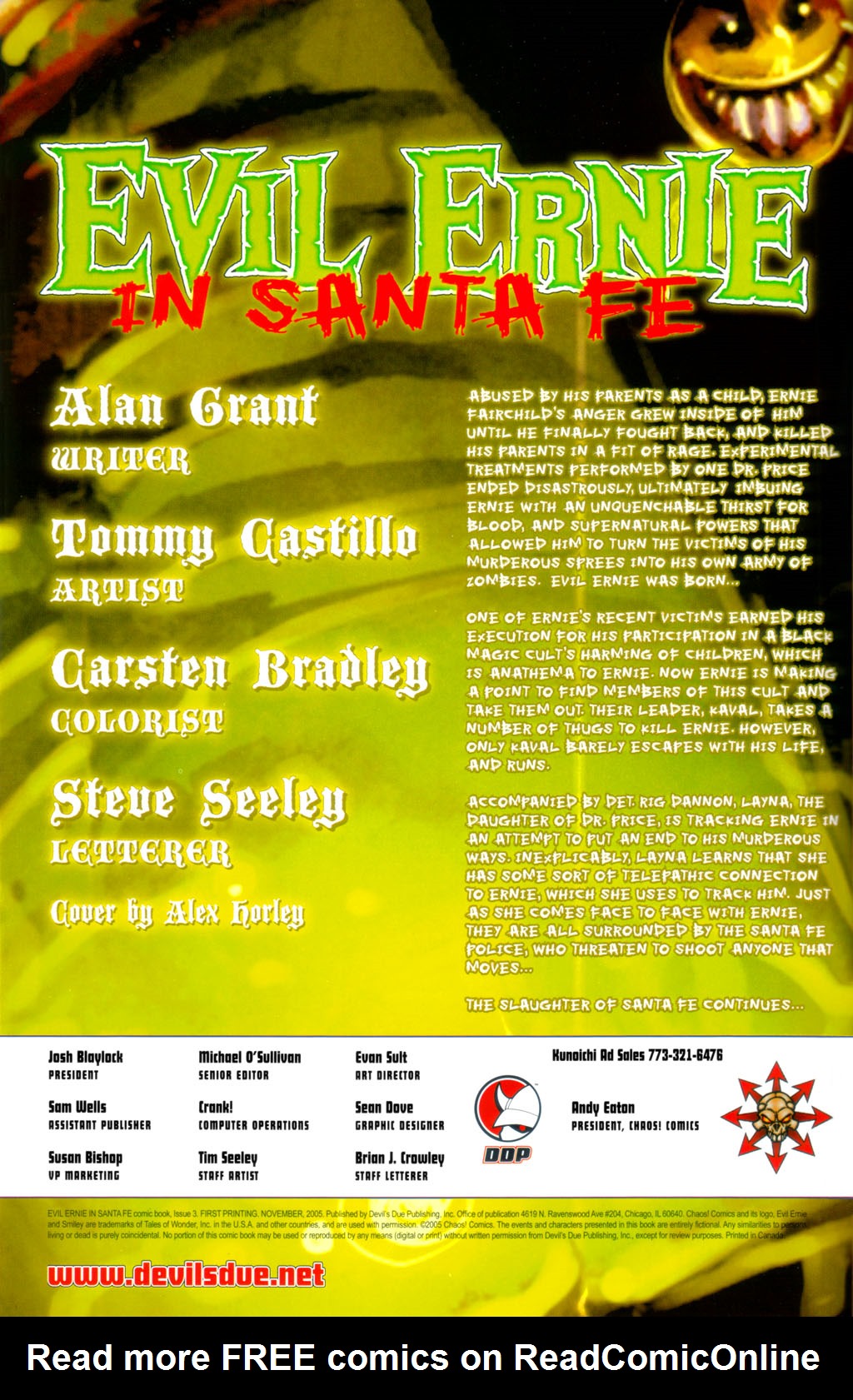 Read online Evil Ernie in Santa Fe comic -  Issue #3 - 2