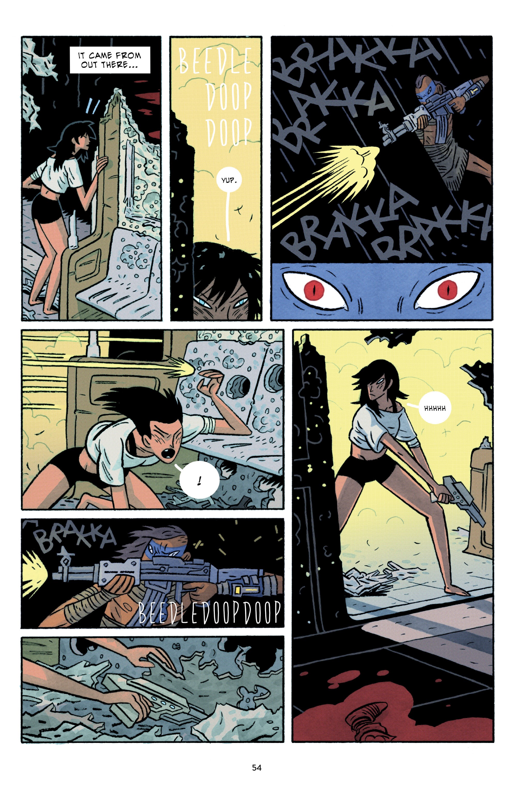 Read online ApocalyptiGirl: An Aria for the End Times (2020) comic -  Issue # TPB - 56