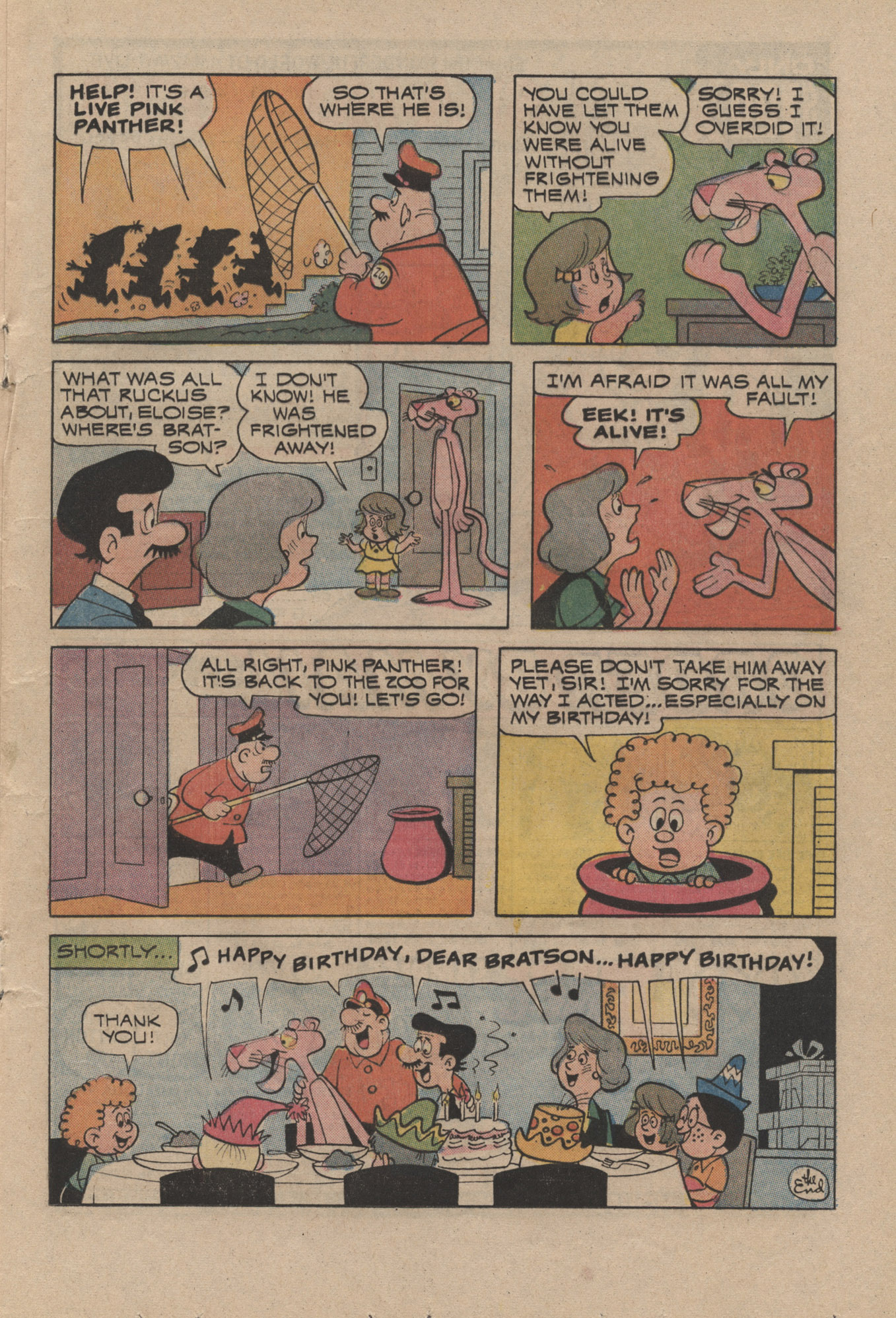 Read online The Pink Panther (1971) comic -  Issue #14 - 17